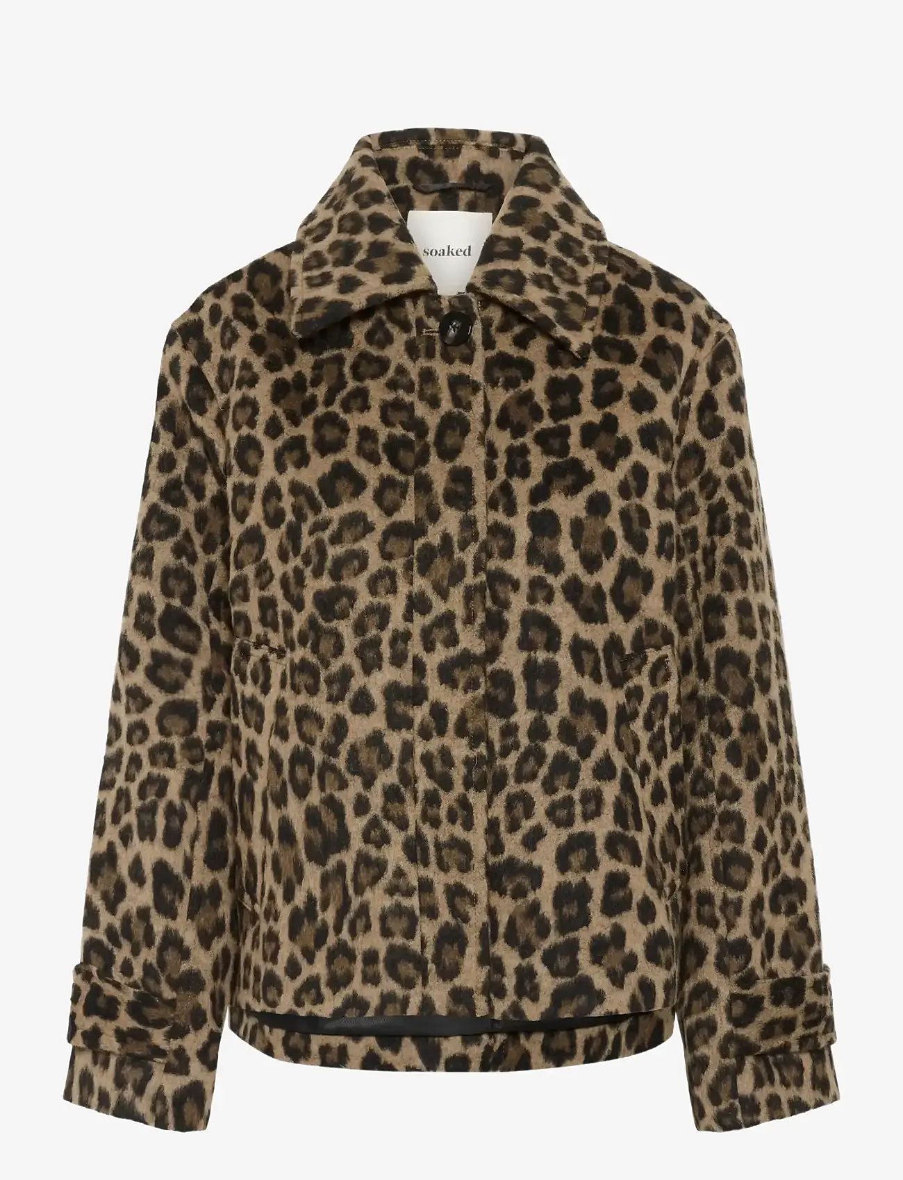 Soaked in Luxury - SLLeony Akeleje Jacket - höstjackor - leopard jaquard - 1