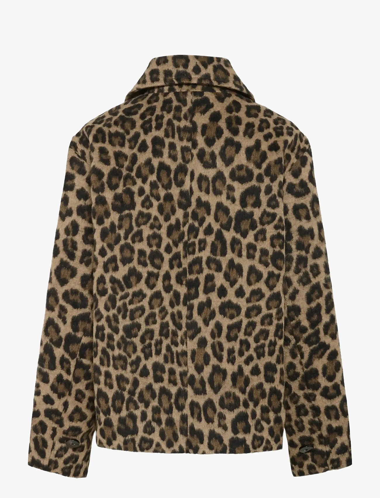 Soaked in Luxury - SLLeony Akeleje Jacket - höstjackor - leopard jaquard - 2