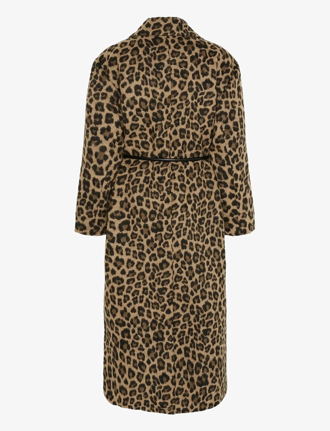 Soaked - SLLeony Mafalda Coat - leopard jaquard - 2