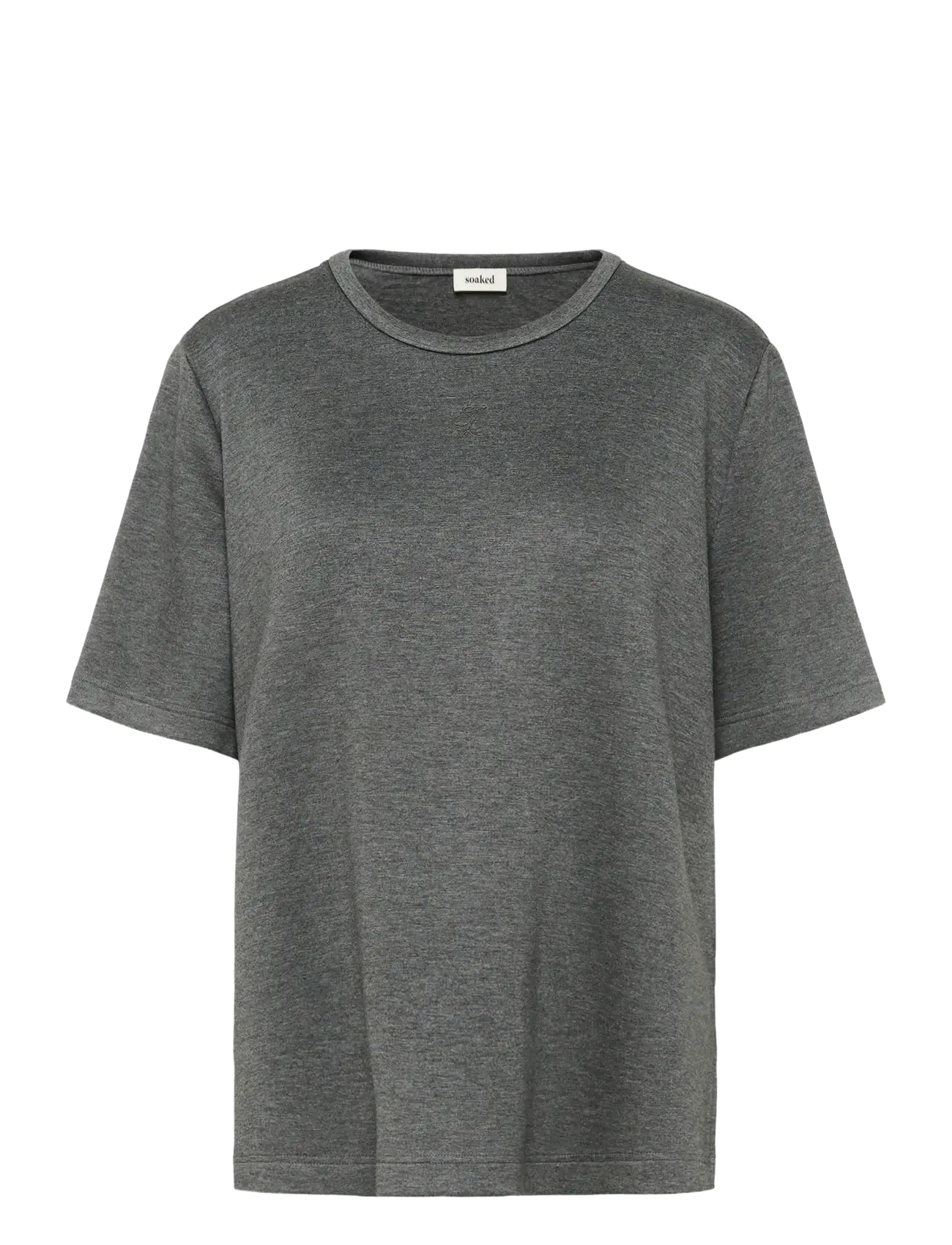 SLMarigold Tee SS - GREY MELANGE