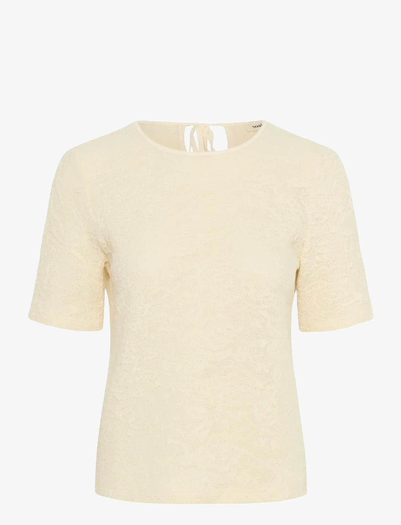 Soaked in Luxury - SLLupina Claudetta Tee - whisper white - 1