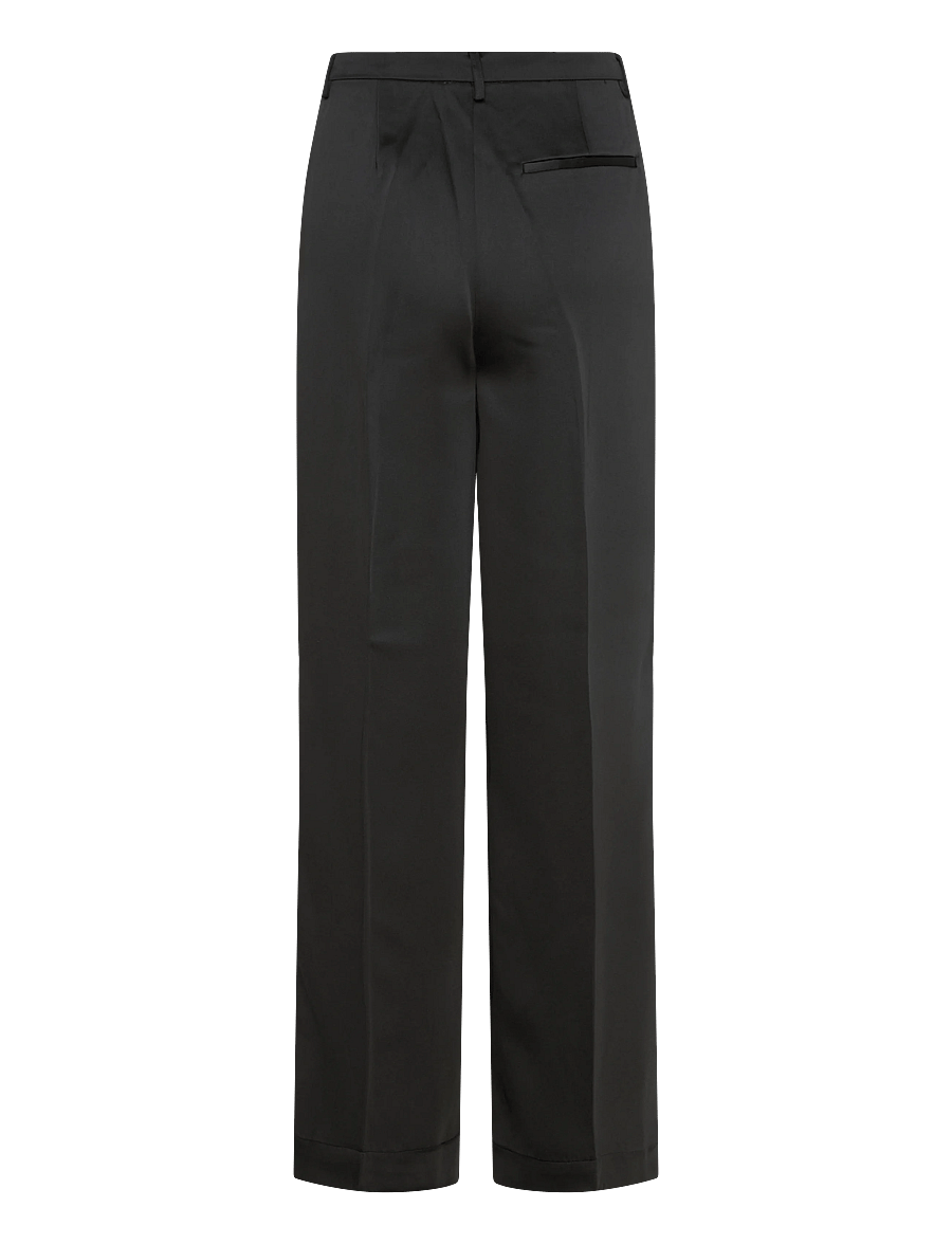 Soaked - SLLiva Suiting Pants - leveälahkeiset housut - black - 1