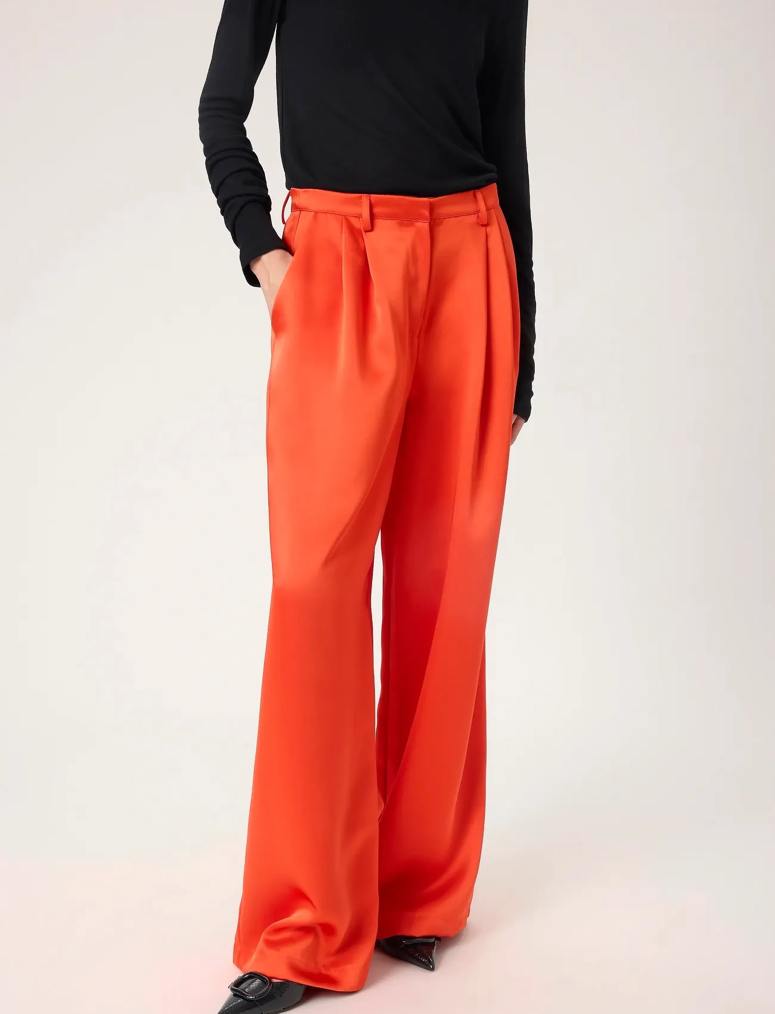 Soaked - SLLiva Suiting Pants - festmode zu outlet-preisen - red alert - 0