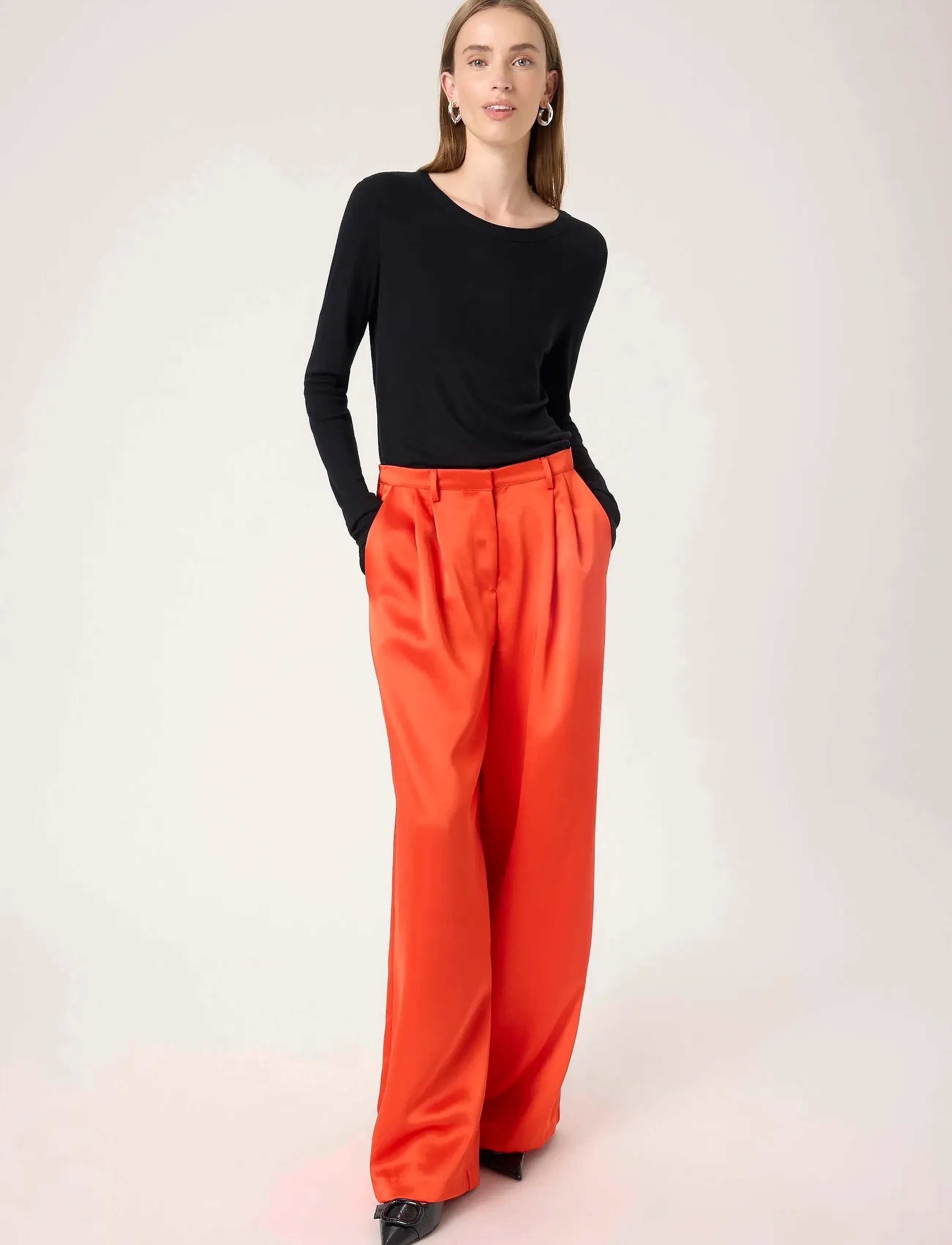 Soaked - SLLiva Suiting Pants - festmode zu outlet-preisen - red alert - 3