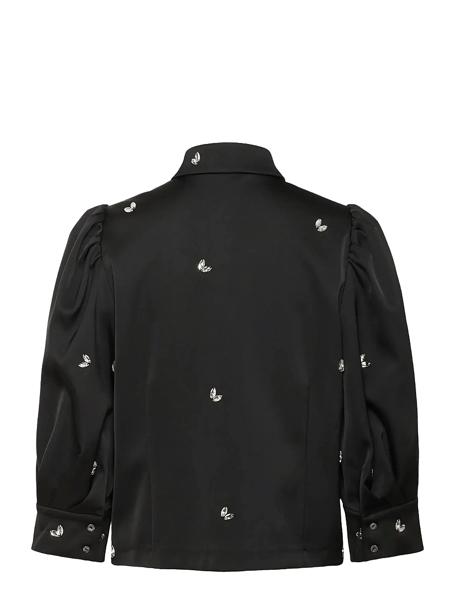 Soaked - SLSelda Chiba Shirt - long-sleeved shirts - black - 2