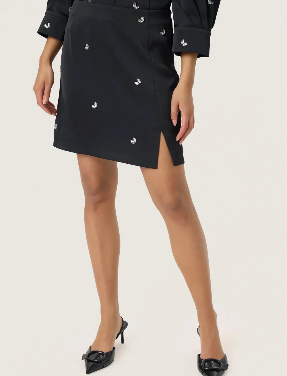 Soaked in Luxury - SLSelda Chiba Skirt - miniseelikud - black - 0