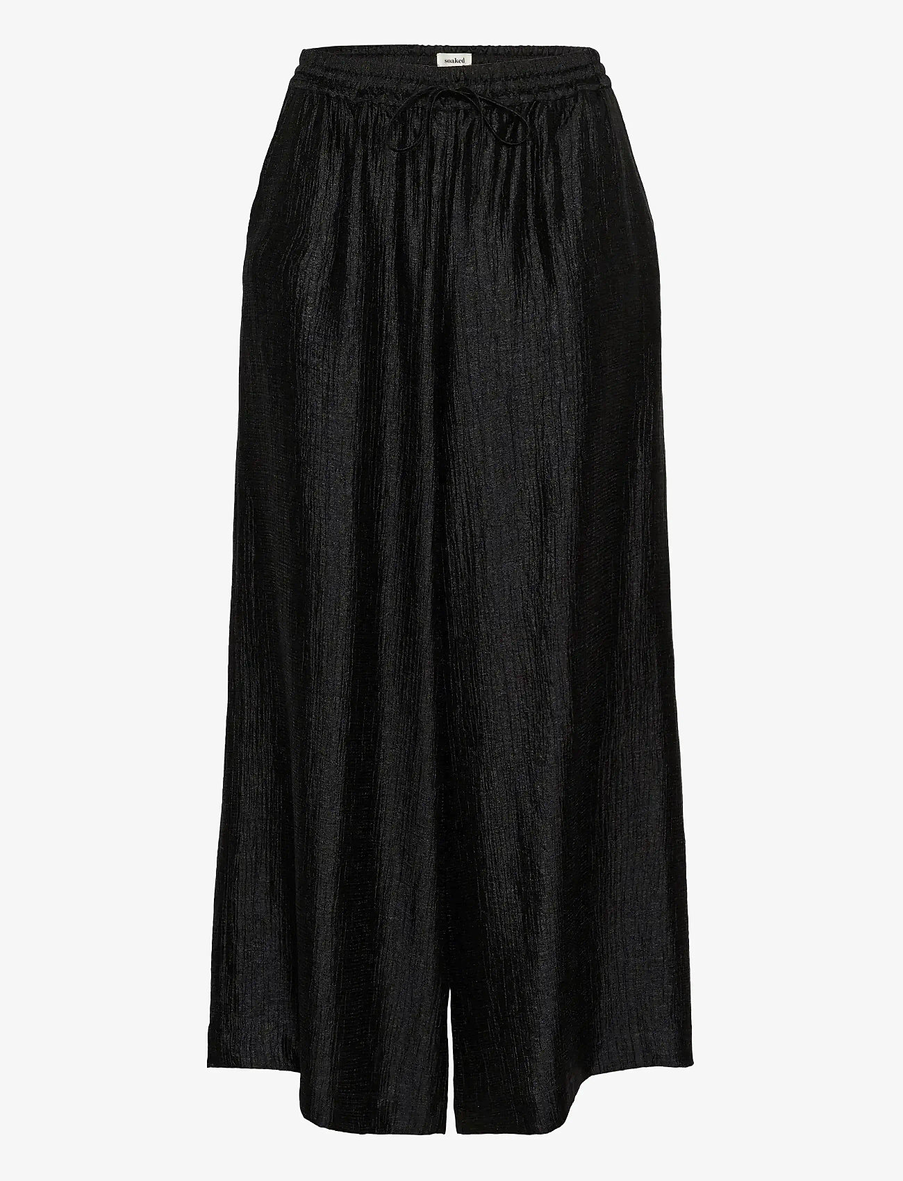 Soaked - SLLaurie Pants - bukser med brede ben - black - 1
