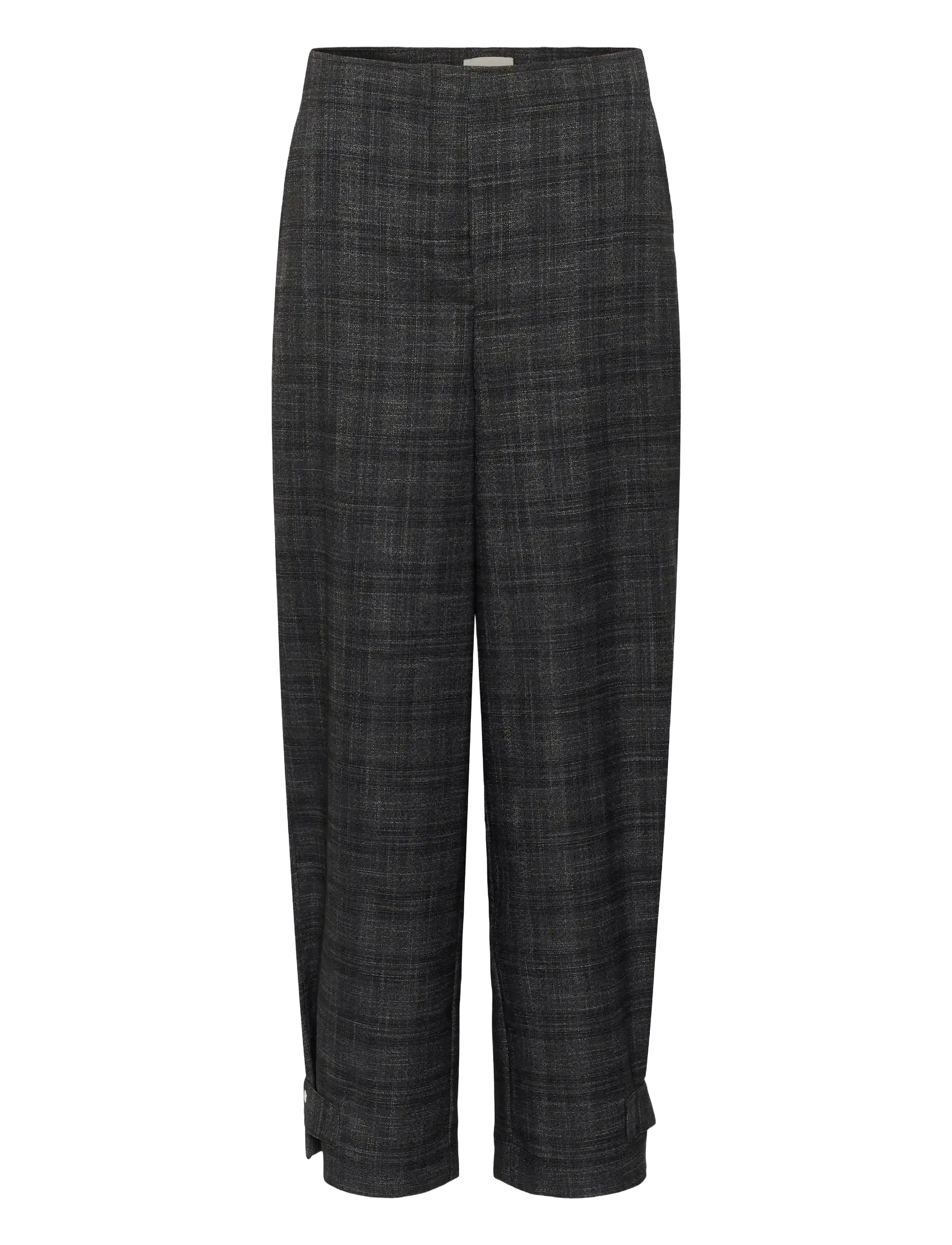 Soaked in Luxury SLEvonne Suiting Pants - Trousers - BLACK SUITING CHECK / black