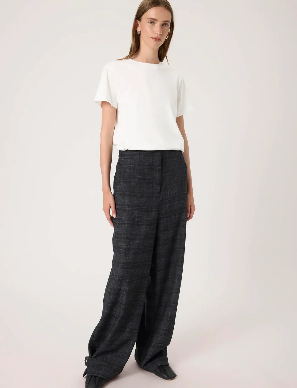 Soaked in Luxury - SLEvonne Suiting Pants - habitbukser - black suiting check - 3