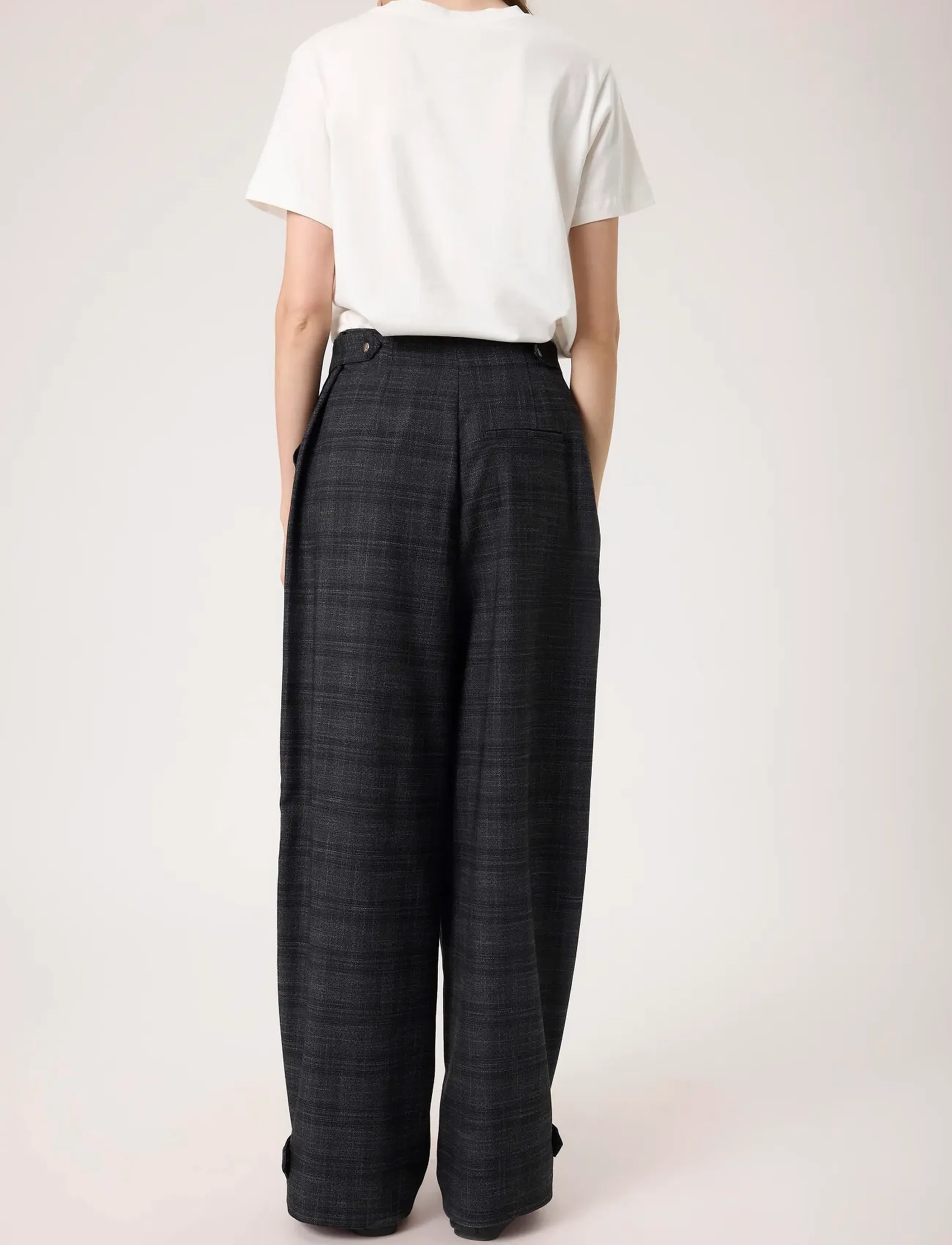 Soaked - SLEvonne Suiting Pants - kostymbyxor - black suiting check - 4
