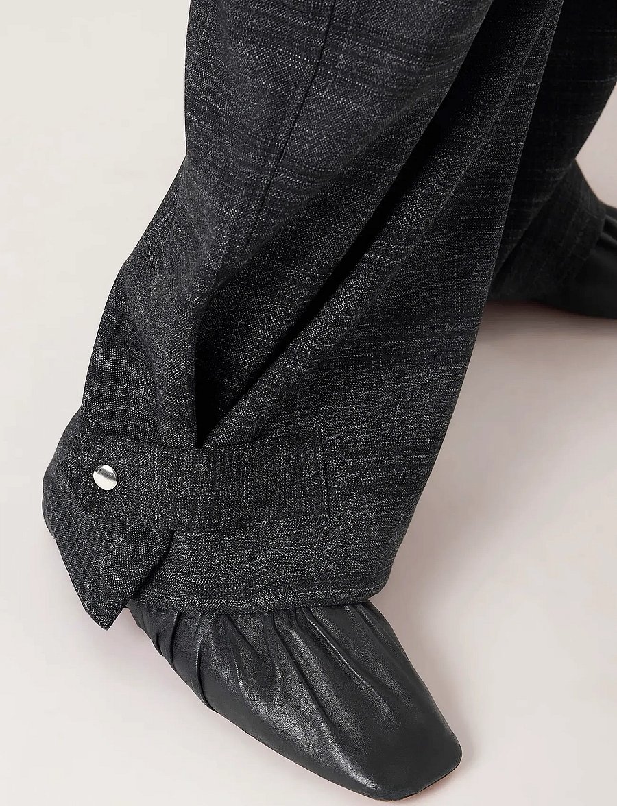 Soaked - SLEvonne Suiting Pants - kostymbyxor - black suiting check - 5