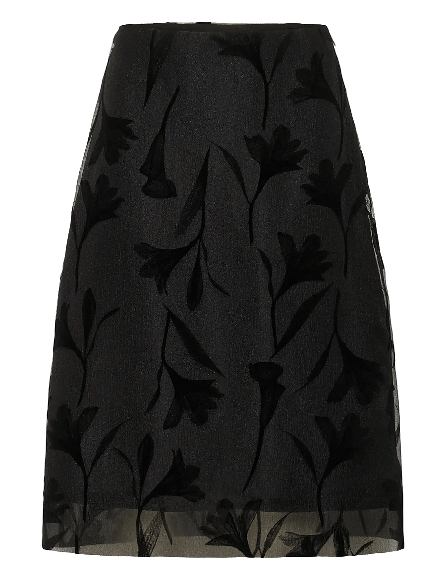 Soaked - SLPhilomena Skirt - midi nederdele - black - 1