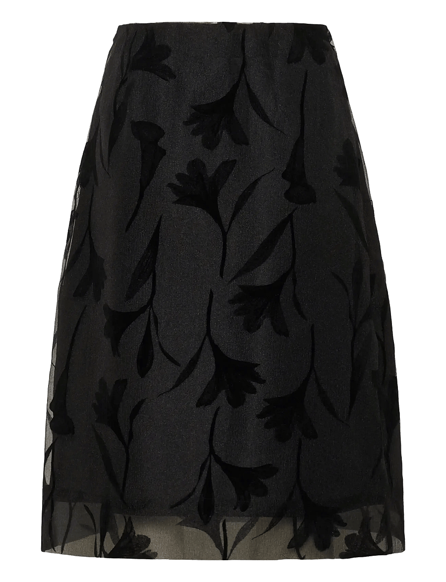 Soaked - SLPhilomena Skirt - midi nederdele - black - 2
