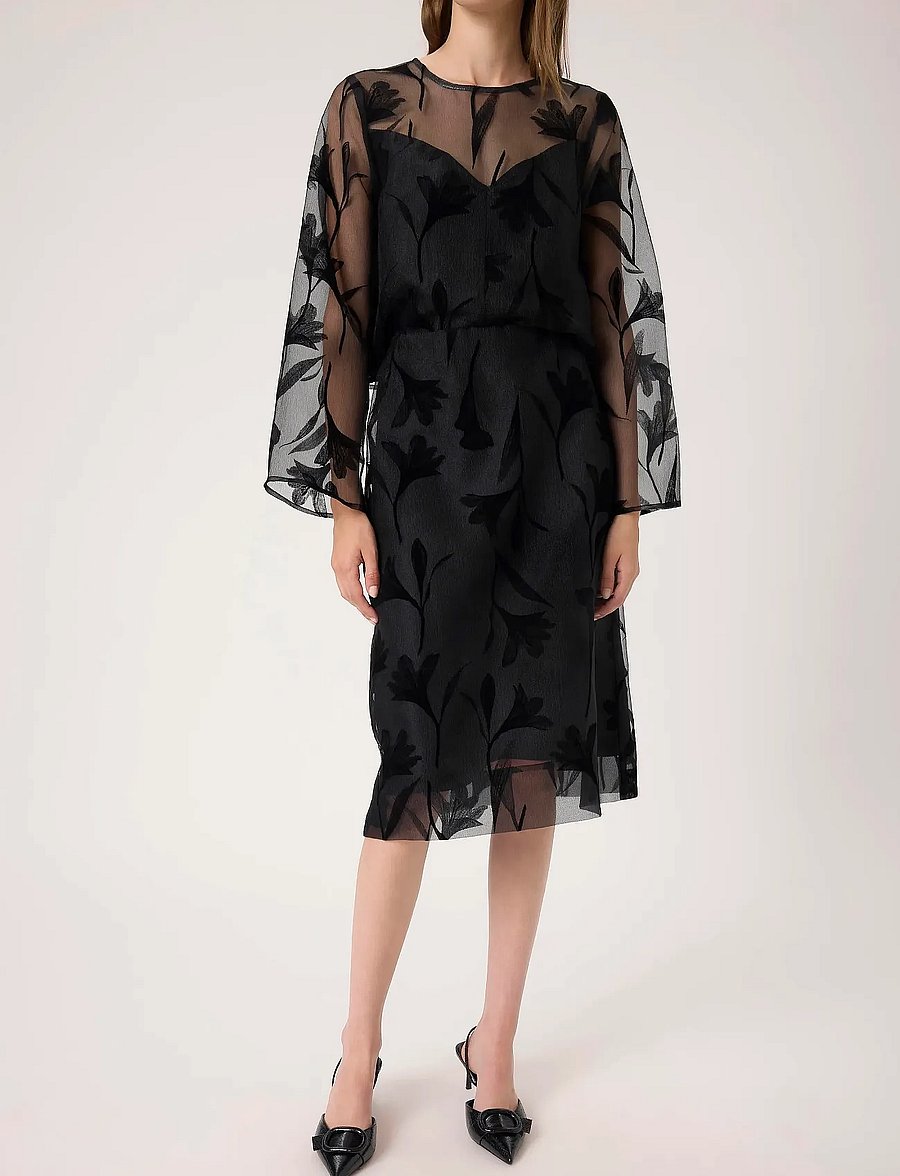 Soaked - SLPhilomena Skirt - midi nederdele - black - 0