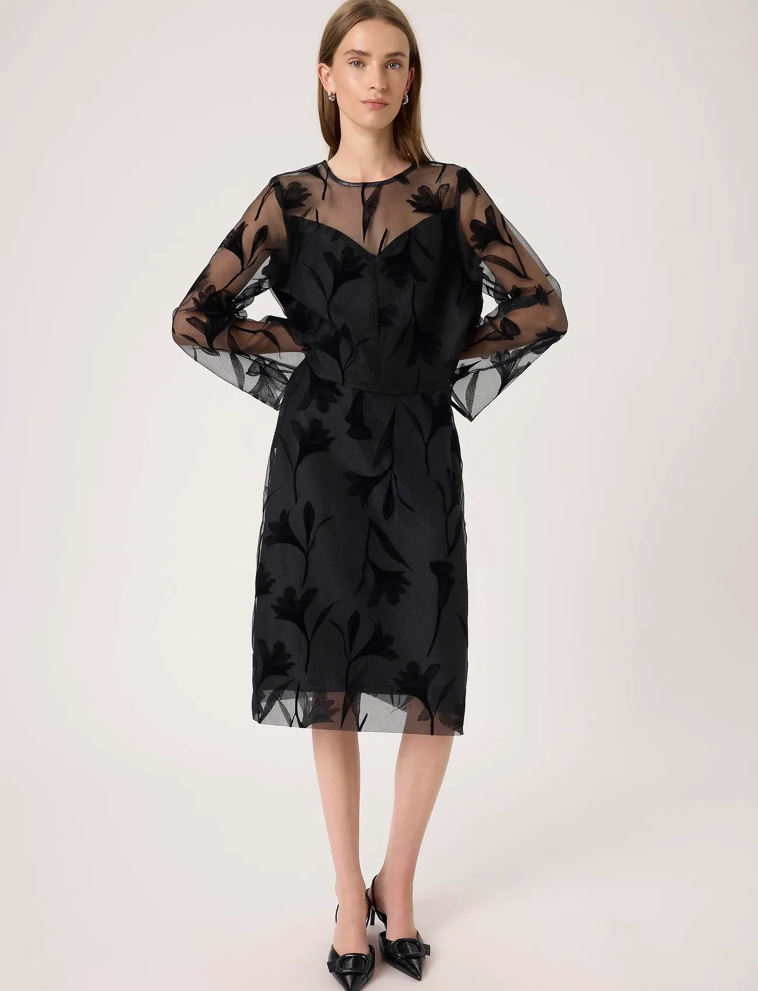 Soaked - SLPhilomena Skirt - midi nederdele - black - 3