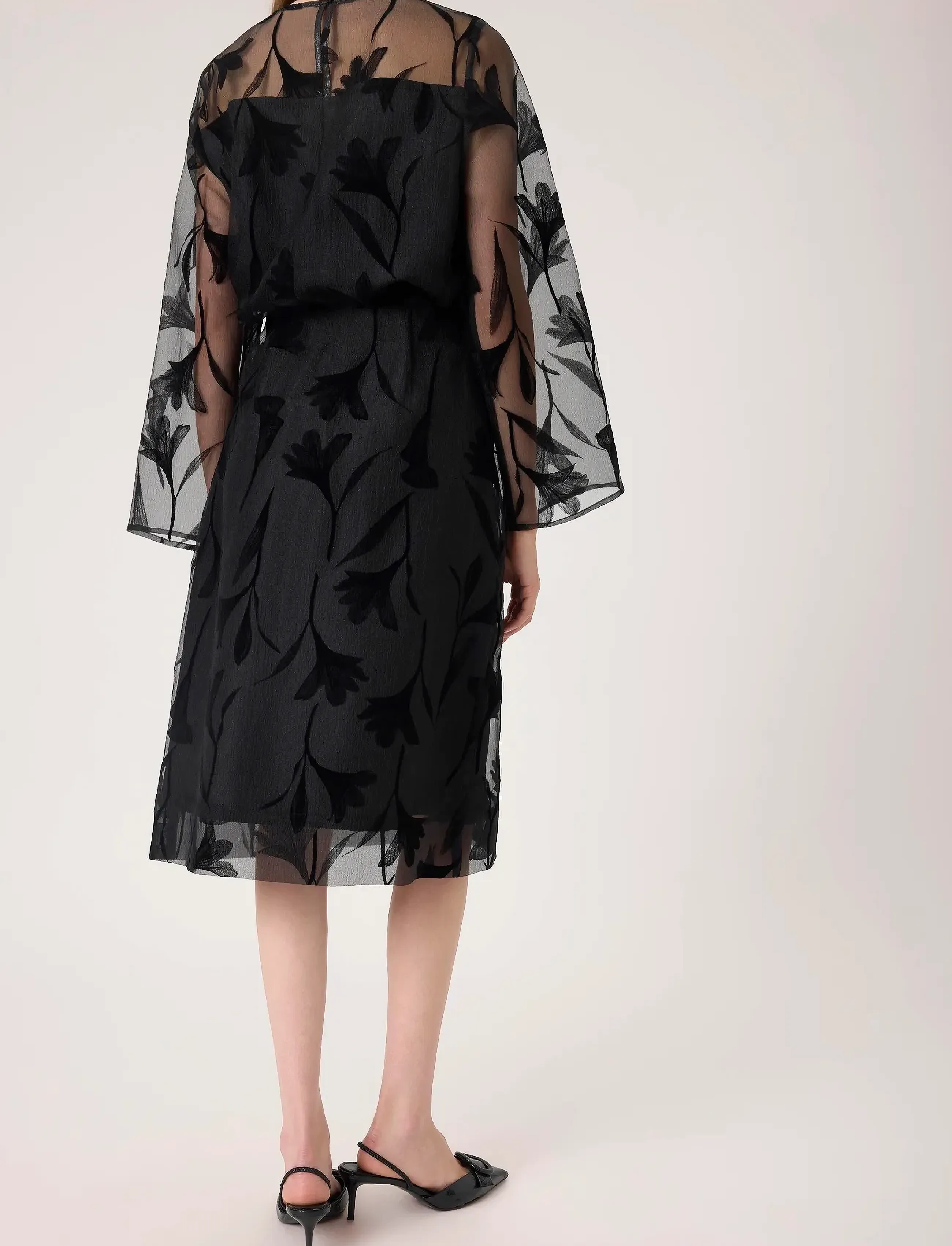 Soaked - SLPhilomena Skirt - midi nederdele - black - 4