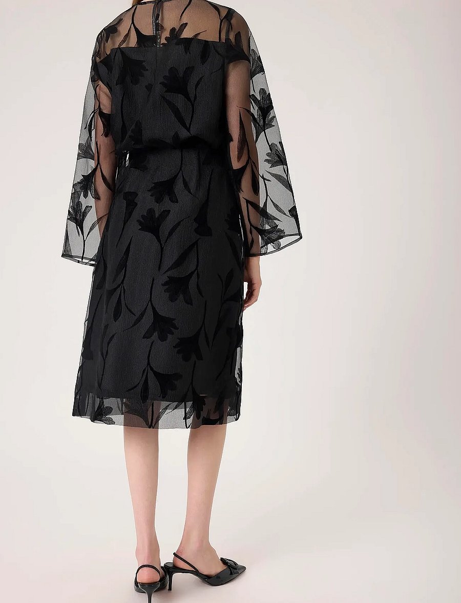 Soaked - SLPhilomena Skirt - midi nederdele - black - 4