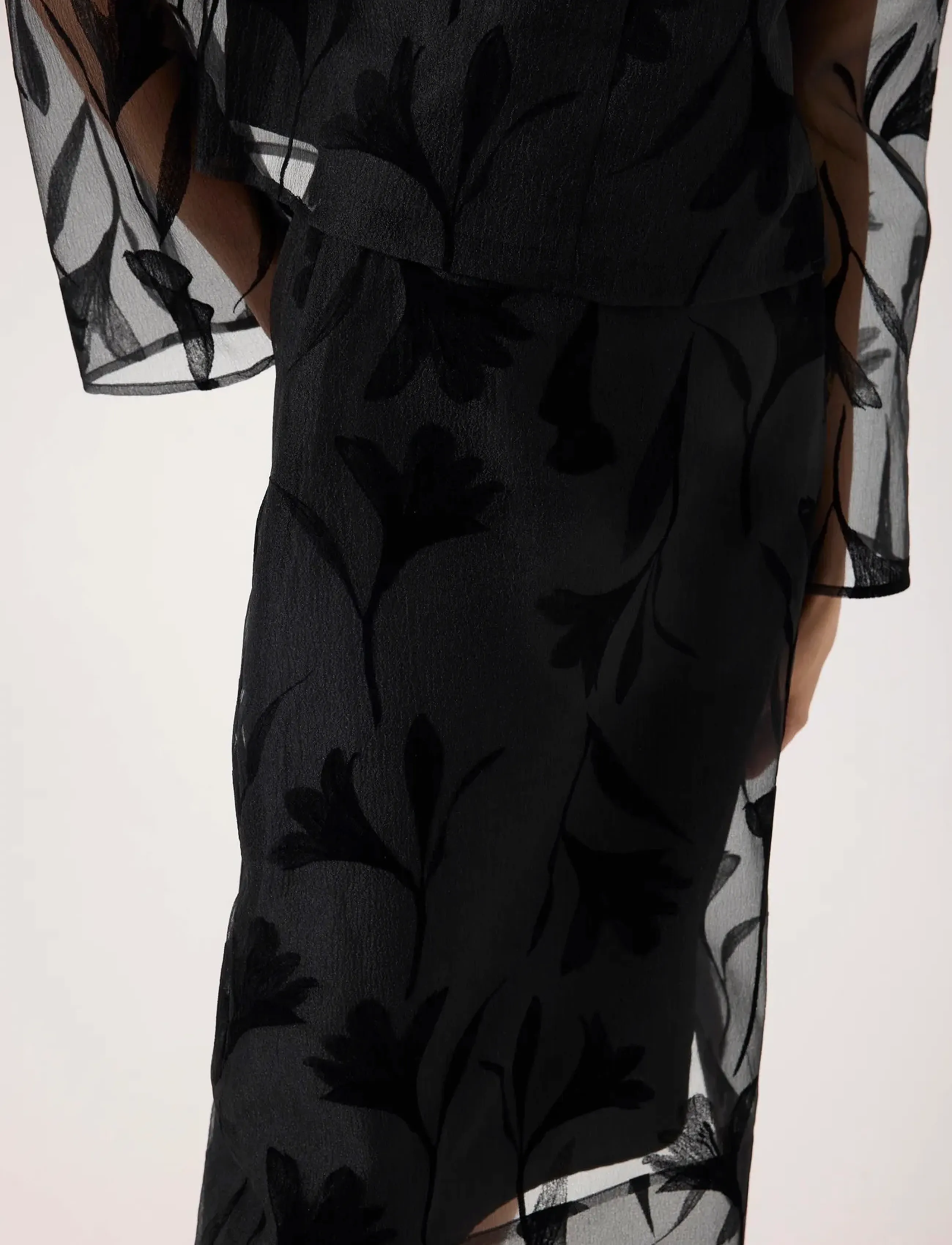Soaked - SLPhilomena Skirt - midi nederdele - black - 5