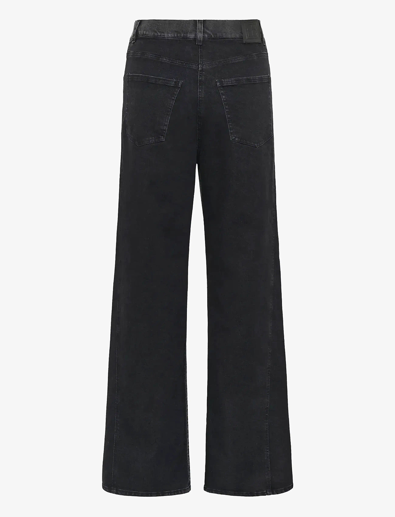 Soaked in Luxury - SLRhea Jeans - brede jeans - black washed denim - 2