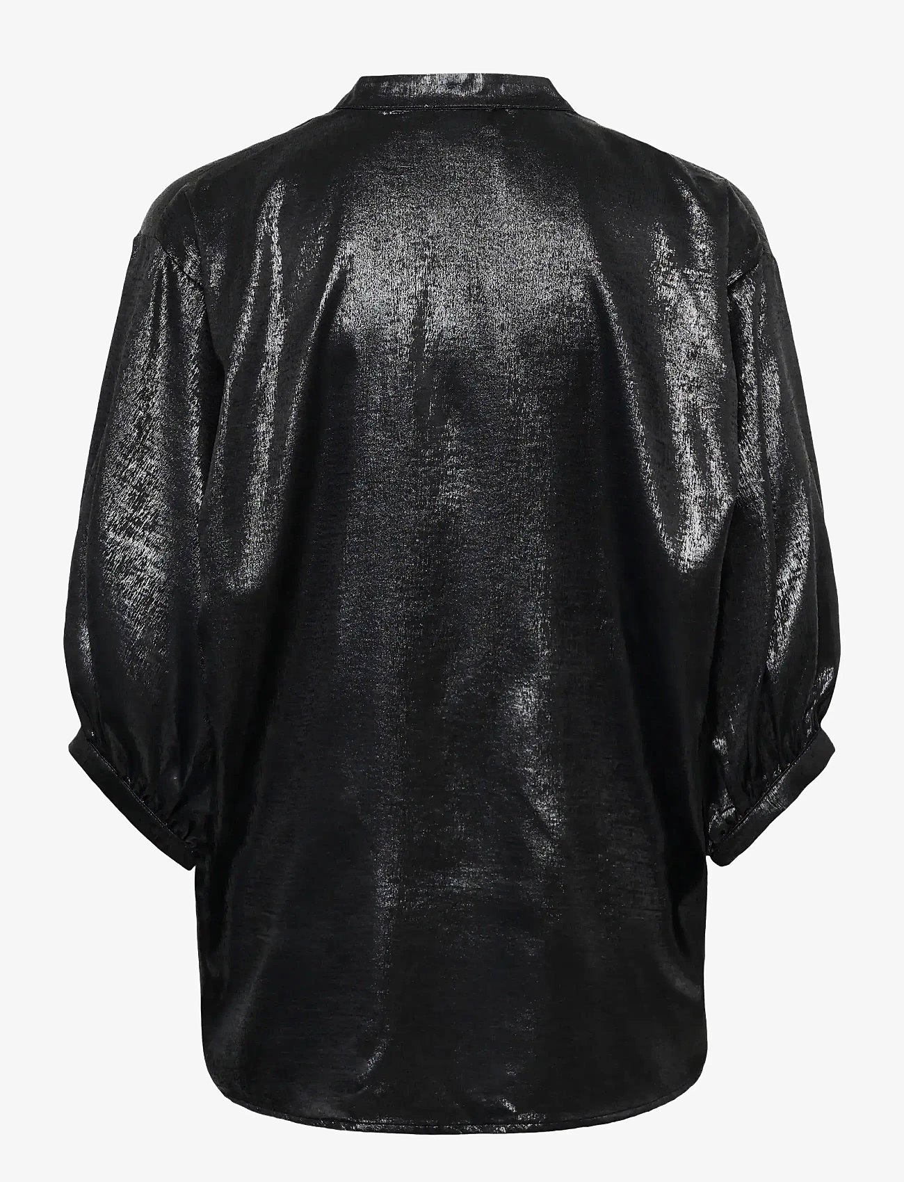 Soaked in Luxury - SLMirmir Amily Blouse 3/4 - kortärmade blusar - black - 2