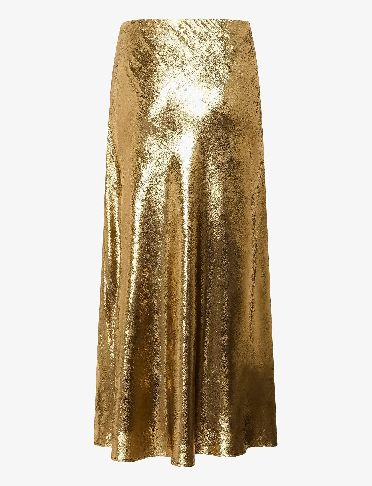Soaked in Luxury - SLMirmir Anna Skirt - maxikjolar - golden surface - 2