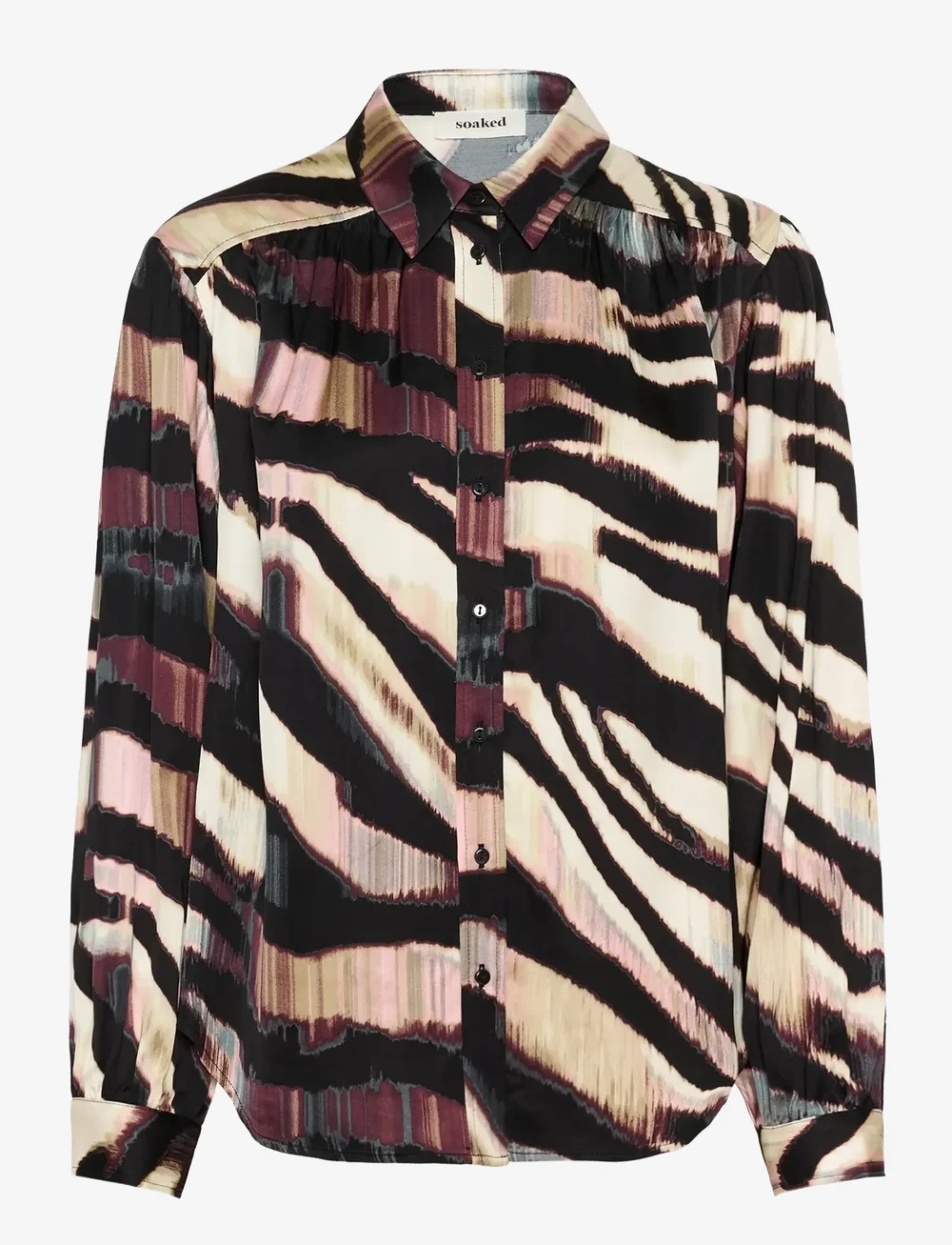 Soaked in Luxury - SLCiela Ebba Shirt LS - långärmade skjortor - animalistic print - 1