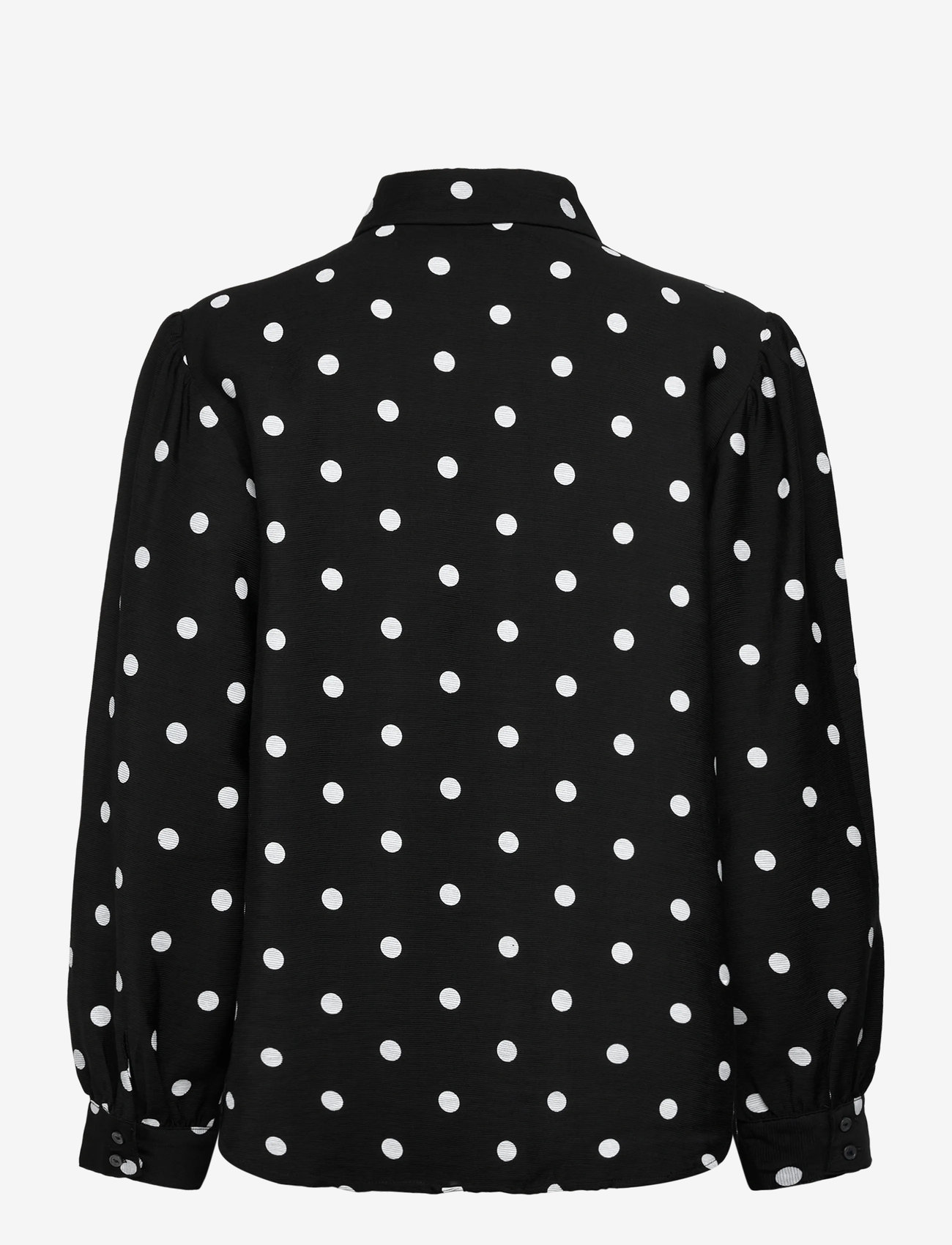 Soaked in Luxury - SLIdola Ebba Shirt LS - langärmlige hemden - black and white dots - 1