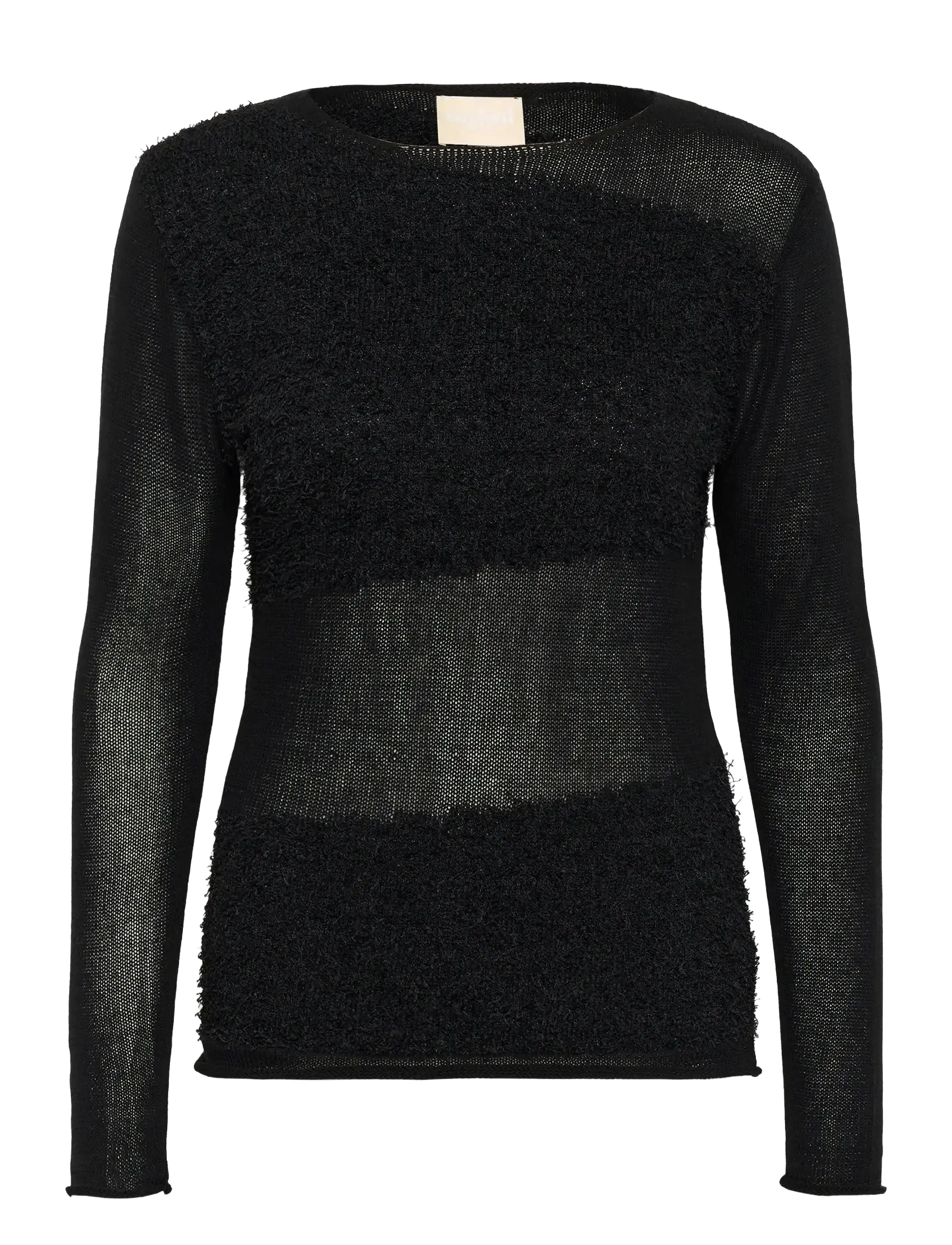 Soaked SLTine Pullover - Transitional Layering - BLACK / black