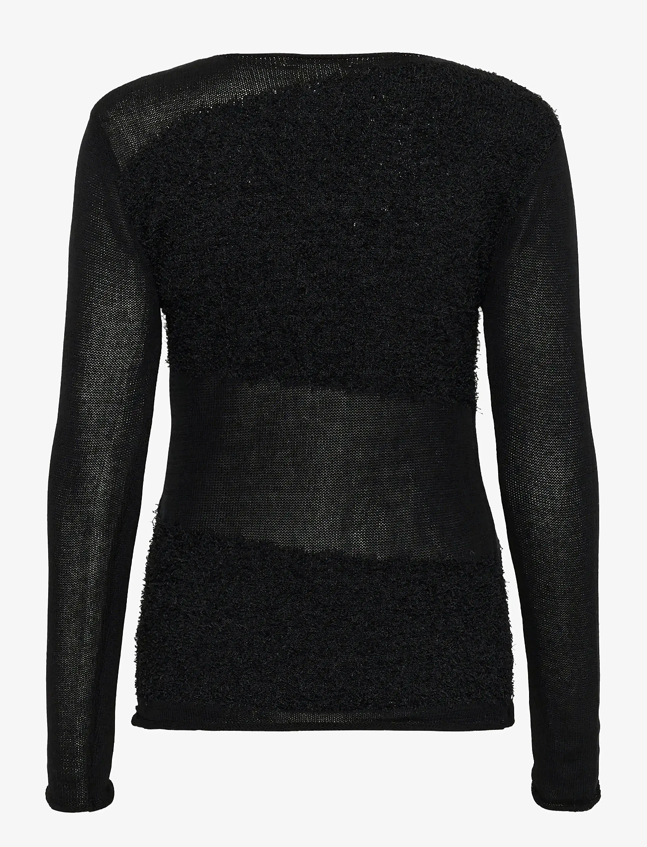 Soaked - SLTine Pullover - striktrøjer - black - 2