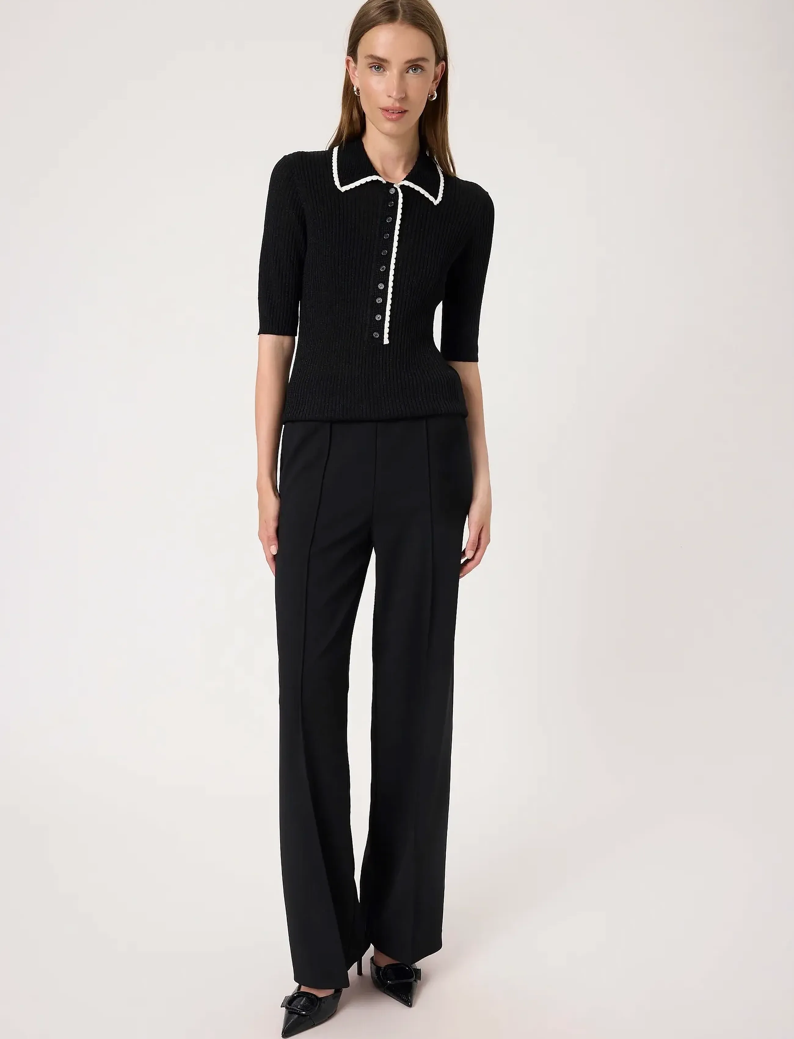 Soaked - SLLaisa Polo Pullover - black - 3