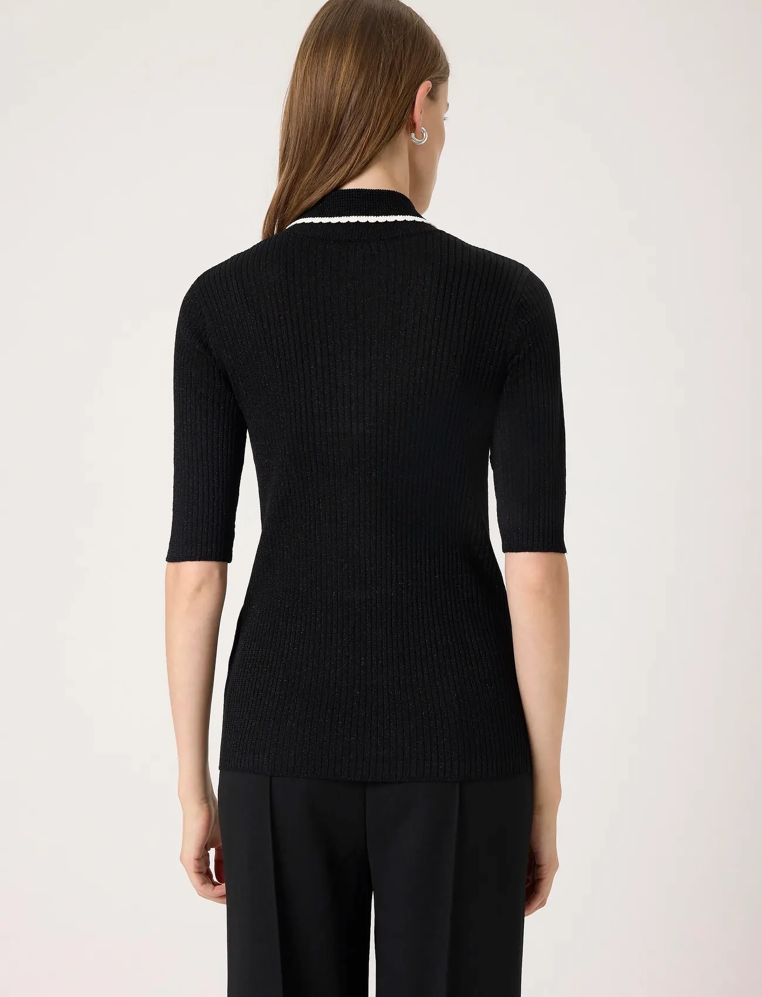 Soaked - SLLaisa Polo Pullover - black - 4