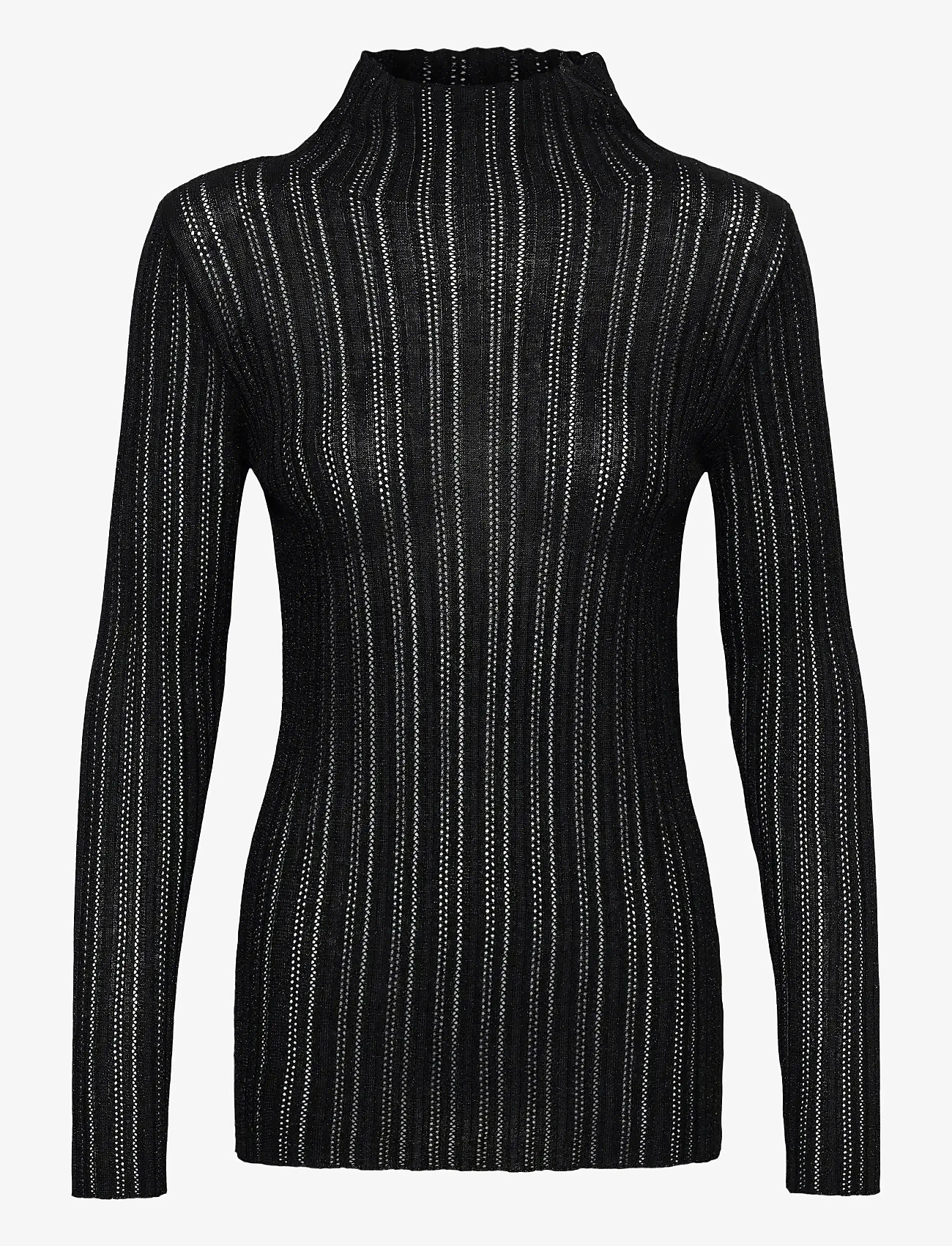 Soaked - SLLaisa Regular Pullover - striktrøjer - black - 1