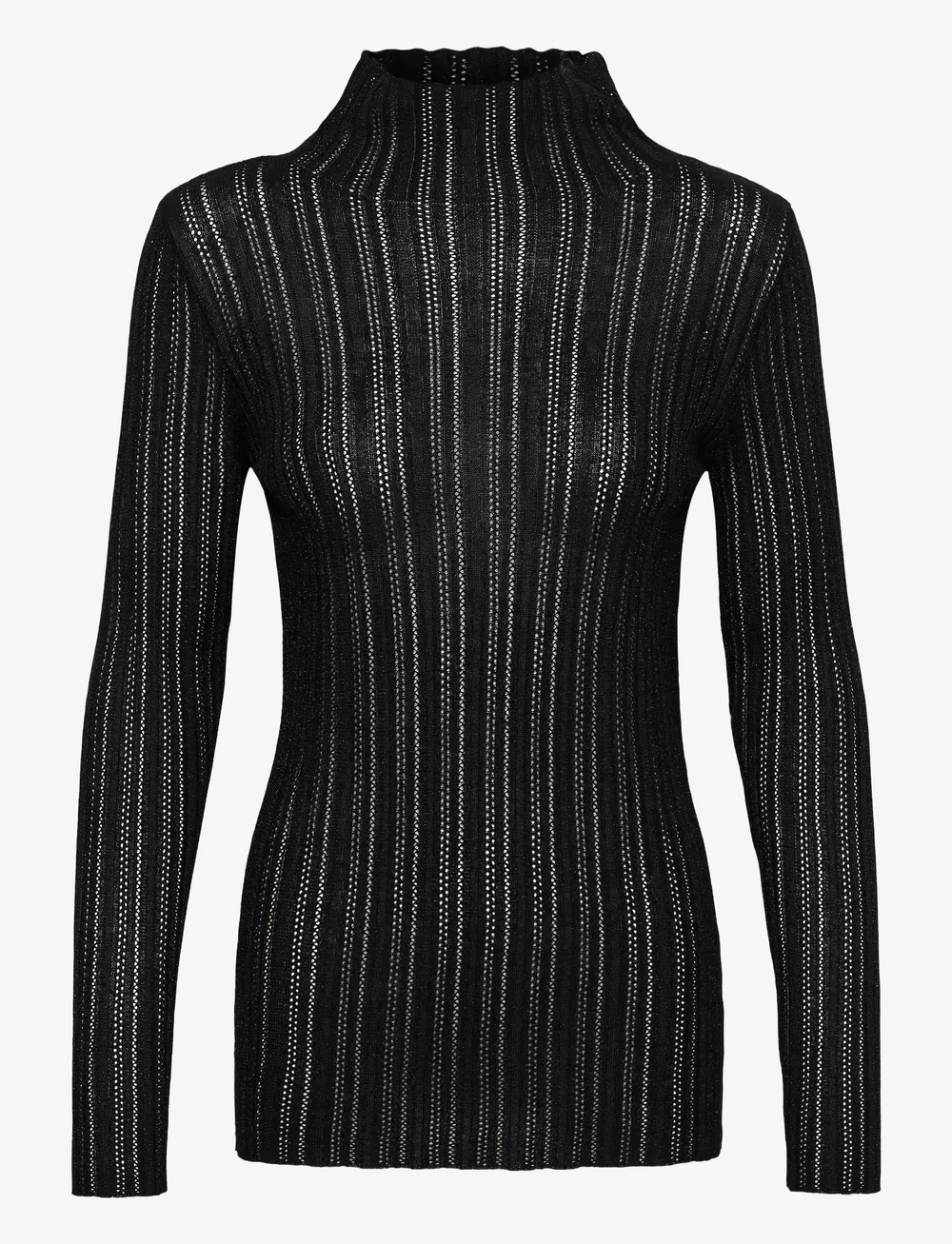 Soaked in Luxury - SLLaisa Regular Pullover - striktrøjer - black - 1