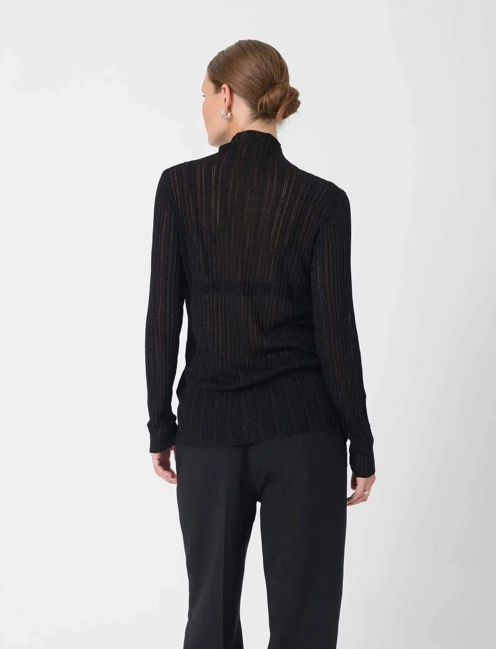 Soaked in Luxury - SLLaisa Regular Pullover - striktrøjer - black - 4