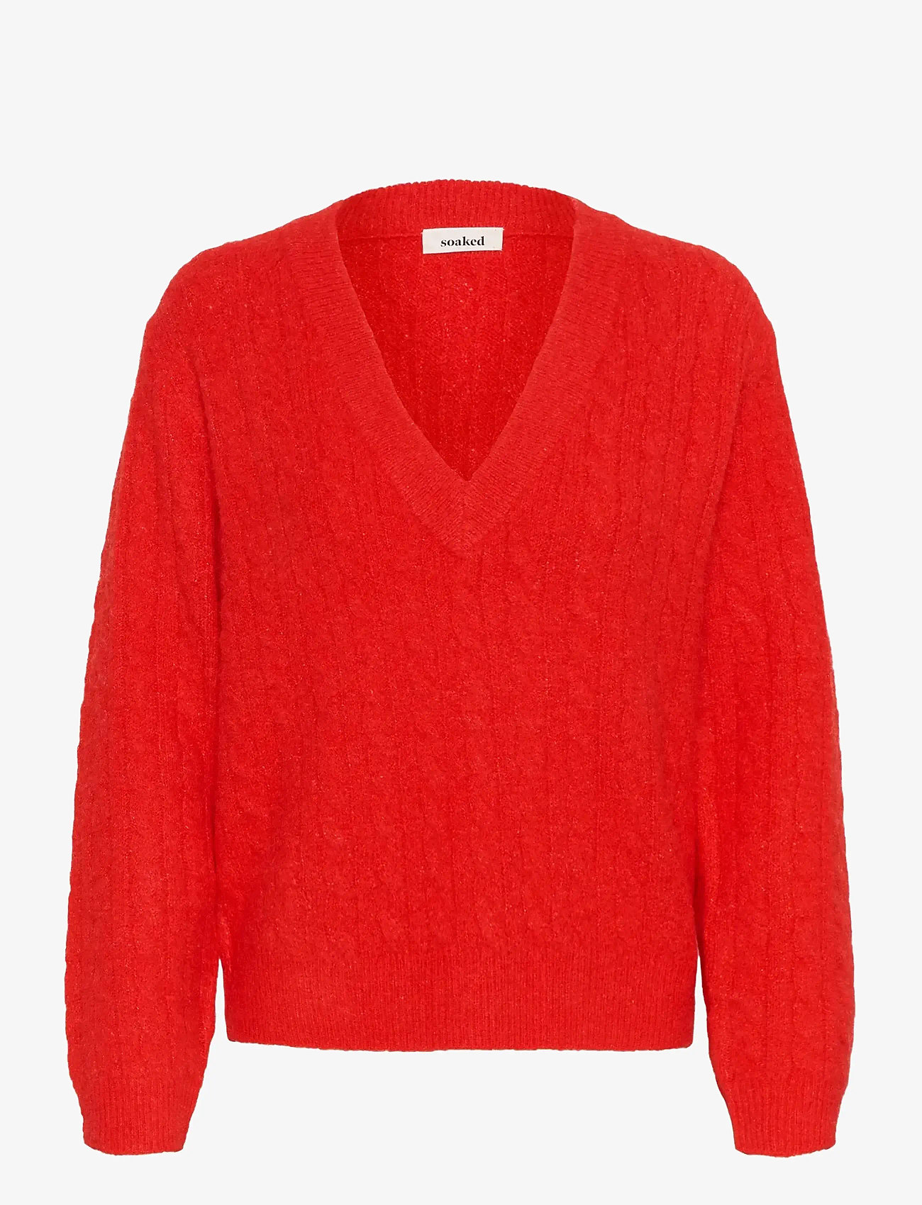 Soaked in Luxury - SLVespera Pullover - striktrøjer - red alert - 1