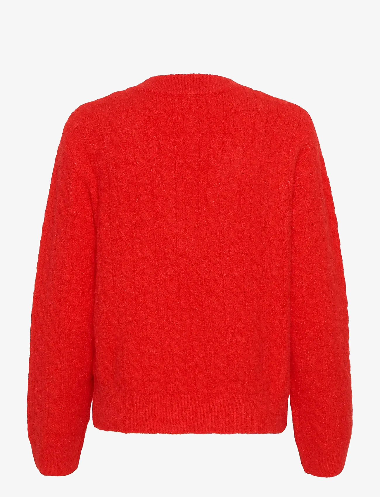 Soaked in Luxury - SLVespera Pullover - striktrøjer - red alert - 2