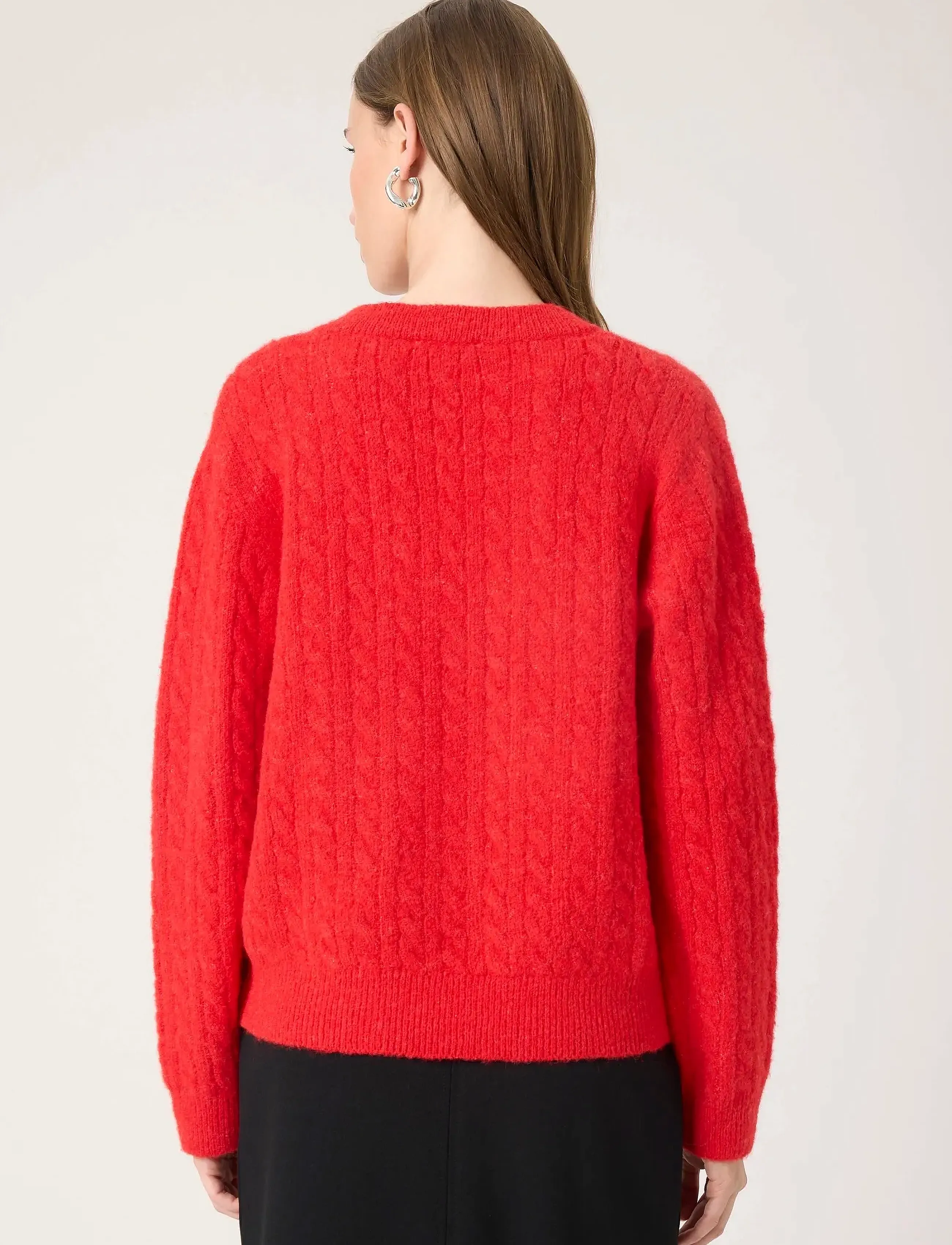 Soaked - SLVespera Pullover - trøjer - red alert - 4