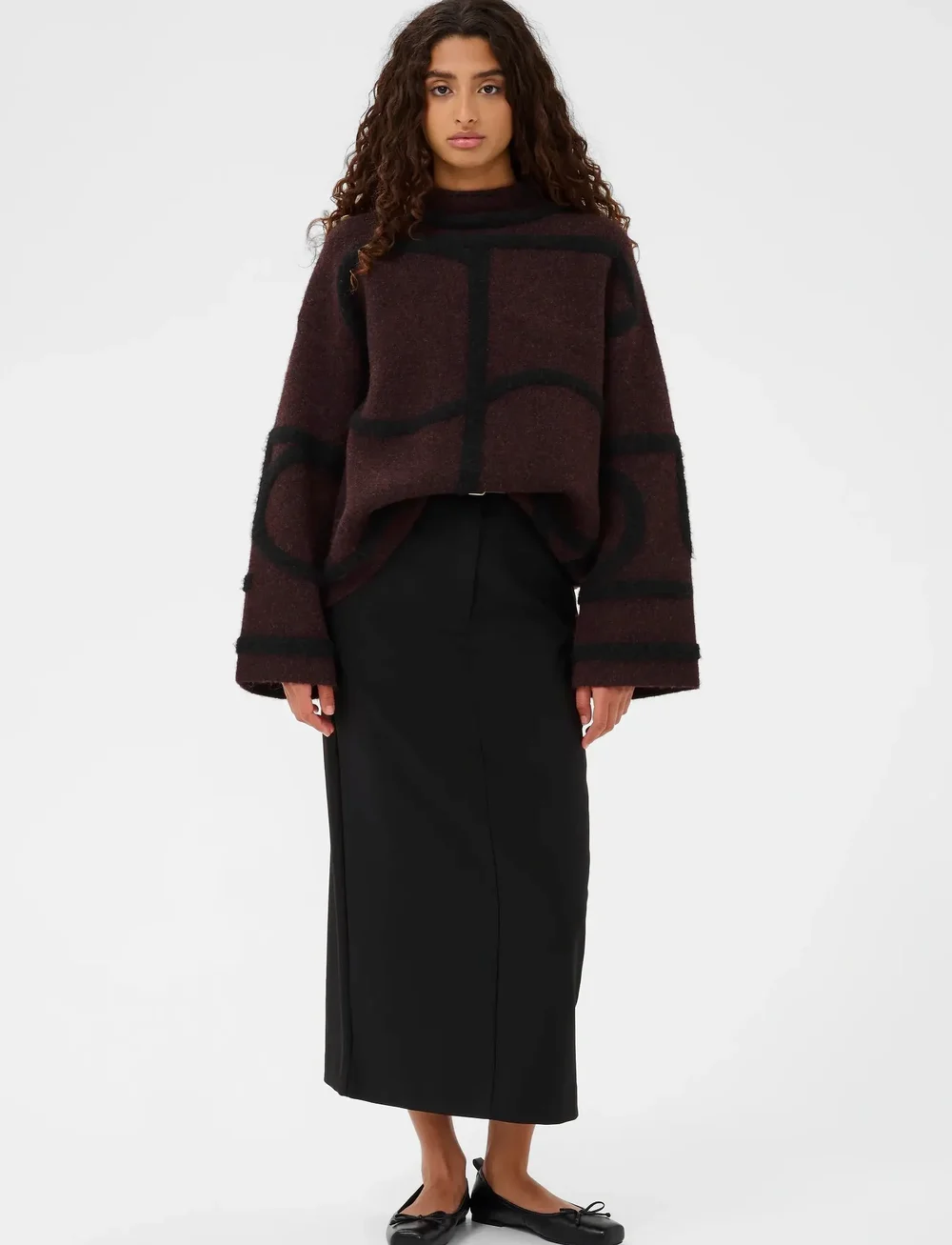 Soaked in Luxury - SLSorea Mono Pullover - stickade tröjor - winetasting 3d monogram - 3