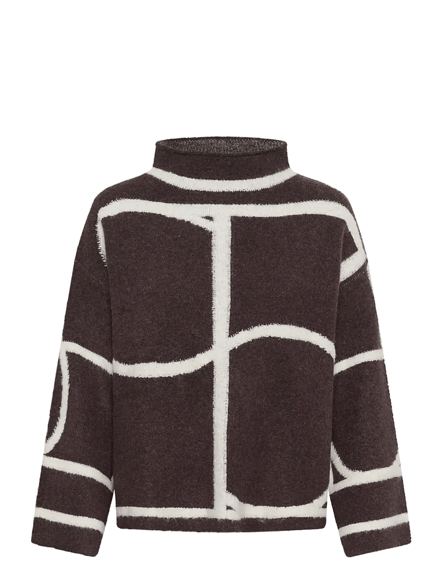 Soaked - SLSorea Mono Pullover - pullover - winetasting melange monogram - 1