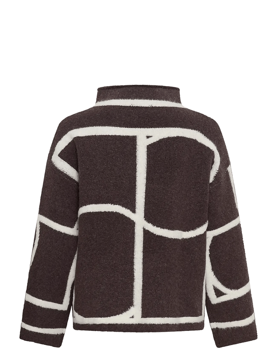 Soaked - SLSorea Mono Pullover - pullover - winetasting melange monogram - 2