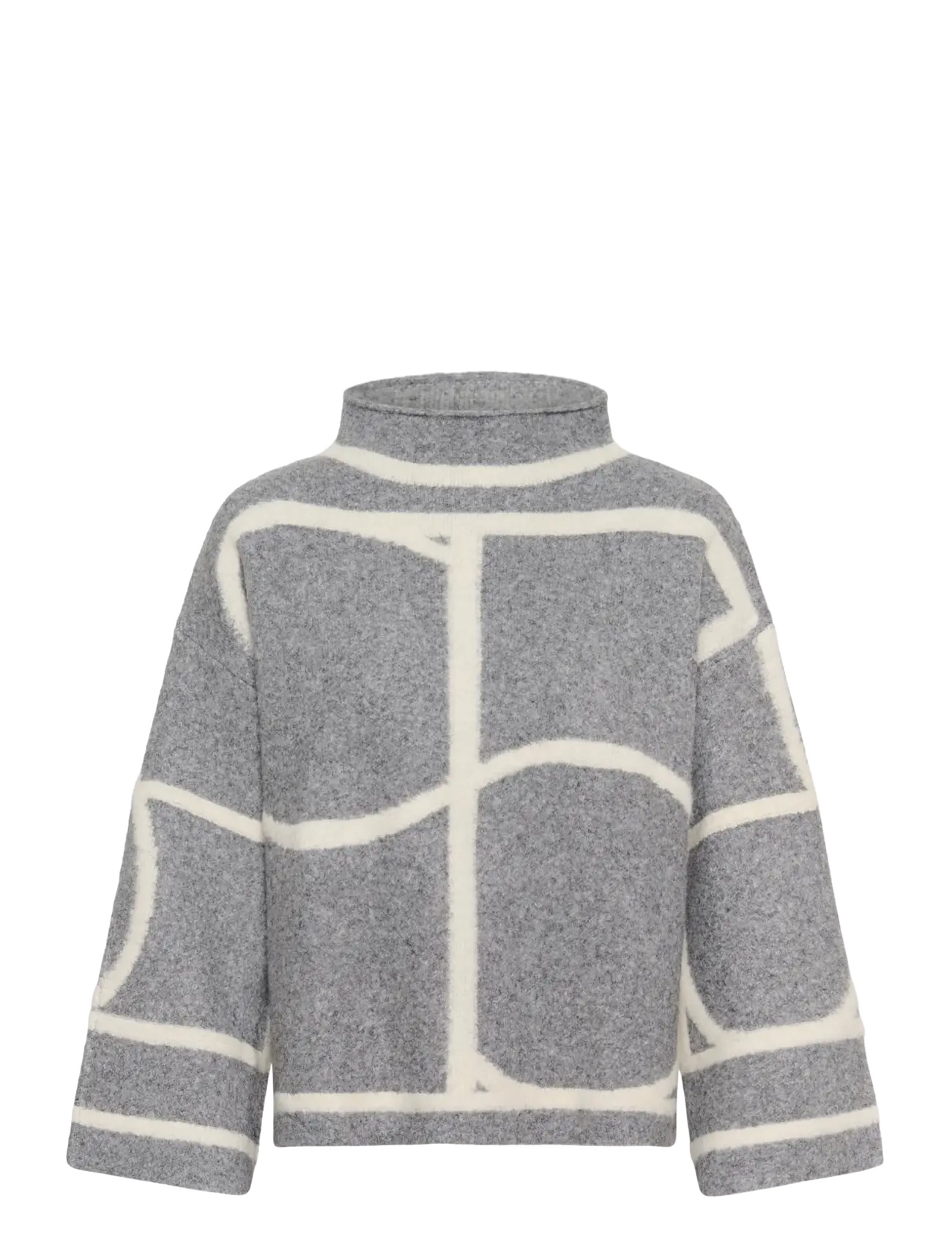 GREY MELANGE MONOGRAM