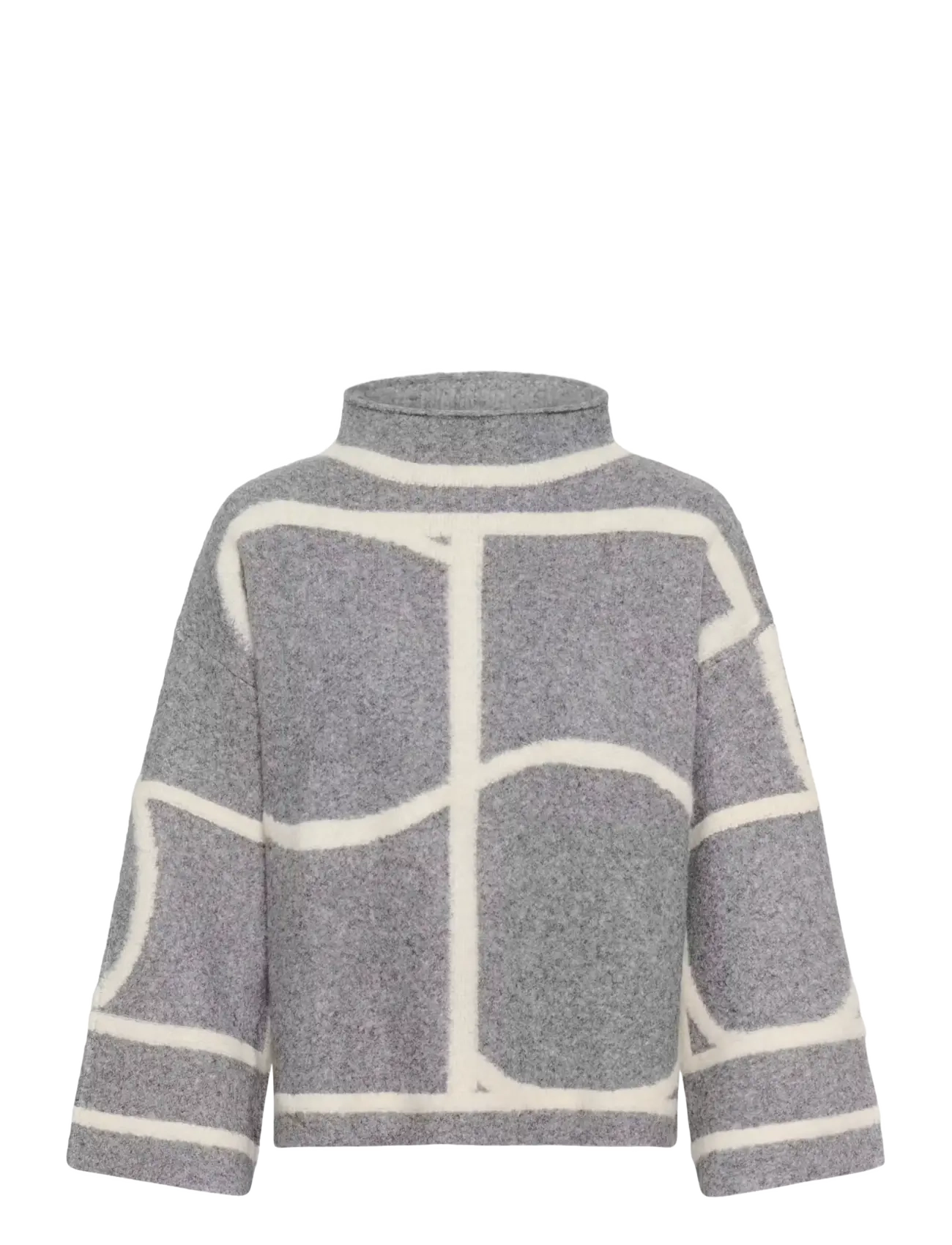 GREY MELANGE MONOGRAM