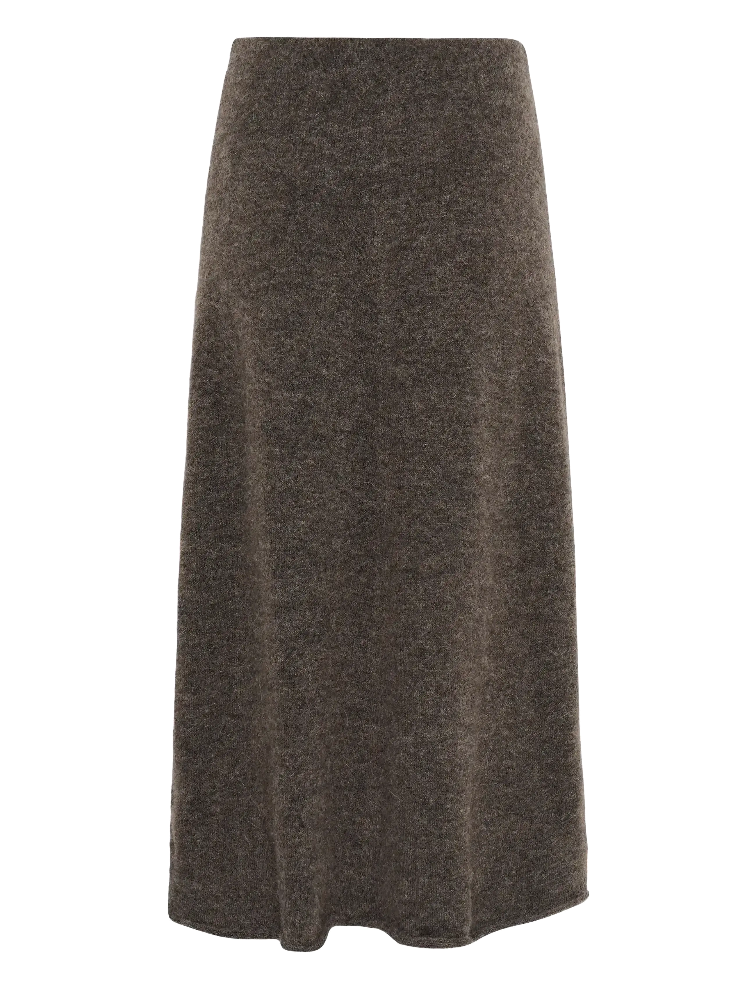 Soaked - SLMiya Skirt - strickröcke - dark grey melange - 2