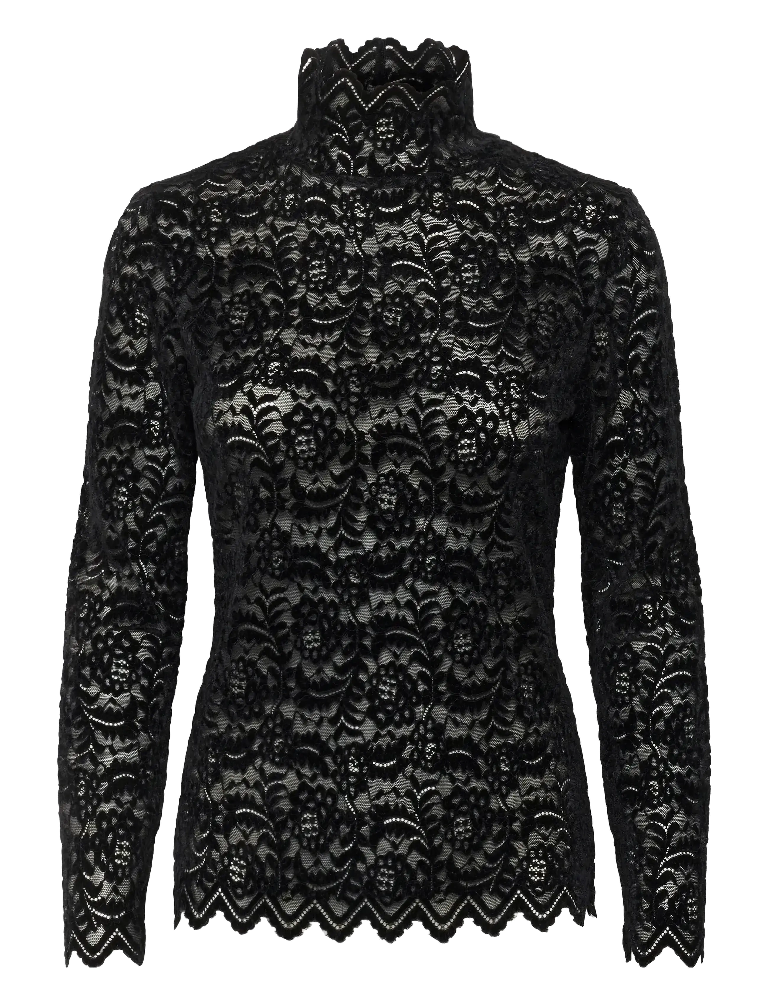 SLSable Mockneck Tee - BLACK