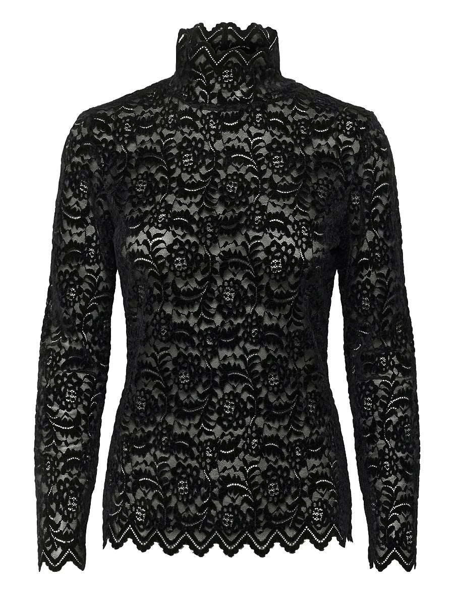 Soaked - SLSable Mockneck Tee - pooloneuleet - black - 1