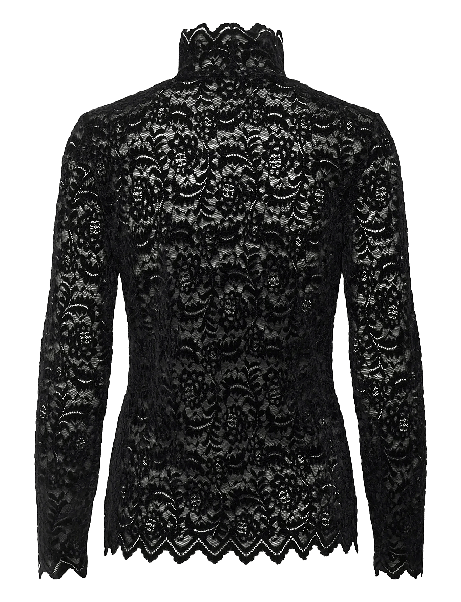 Soaked - SLSable Mockneck Tee - pooloneuleet - black - 2