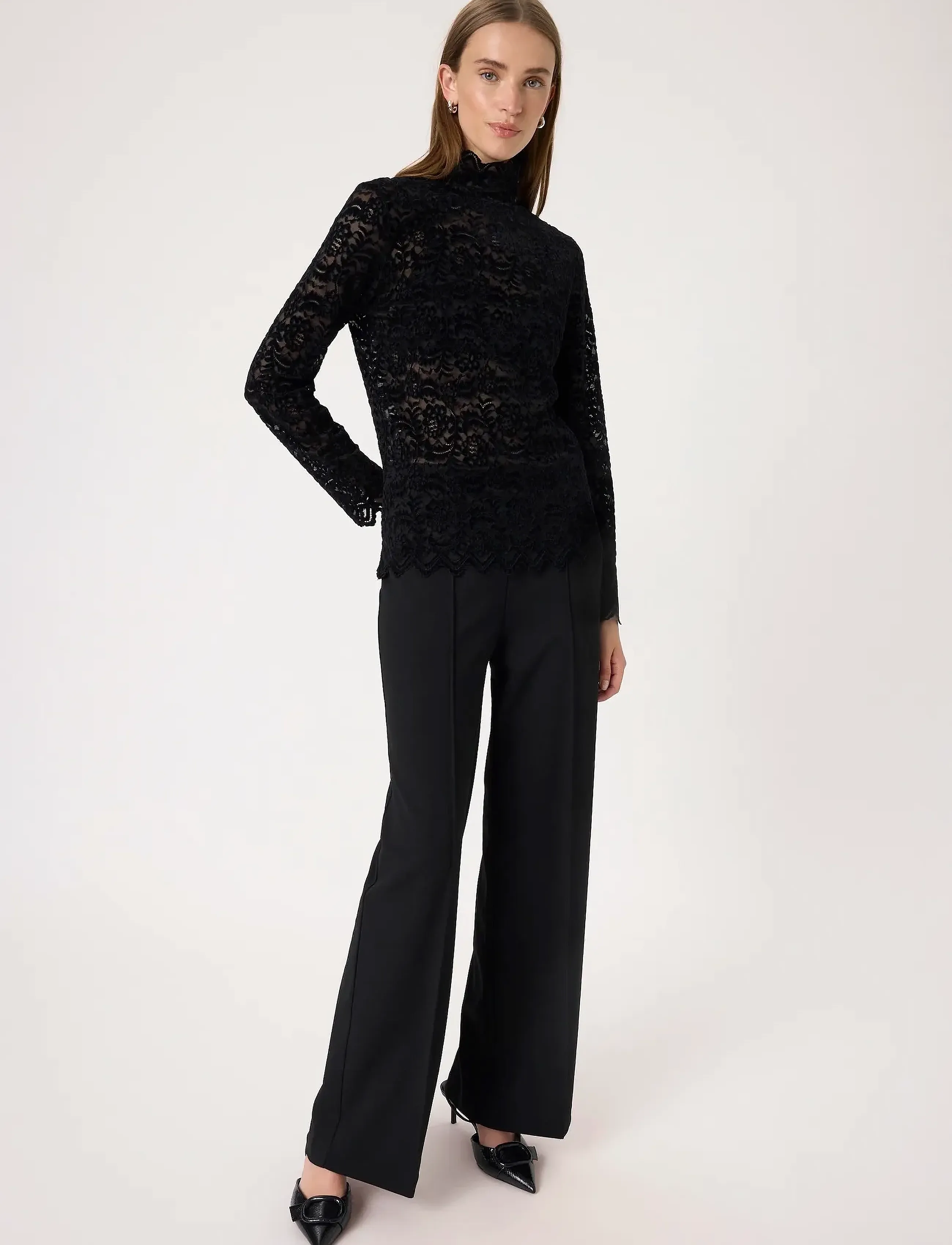 Soaked - SLSable Mockneck Tee - turtlenecks - black - 3