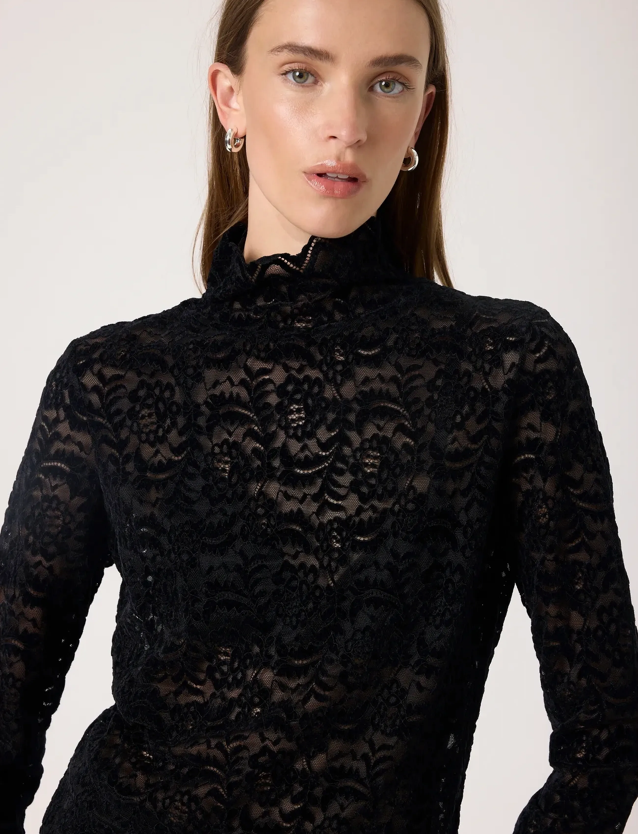 Soaked - SLSable Mockneck Tee - turtlenecks - black - 5