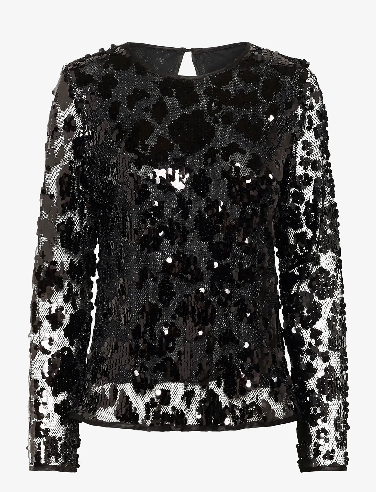 Soaked in Luxury - SLWinslet Tee - långärmade blusar - black - 1