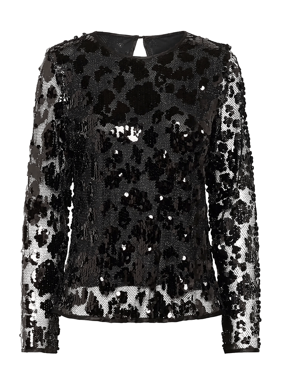Soaked - SLWinslet Tee - blouses met lange mouwen - black - 1
